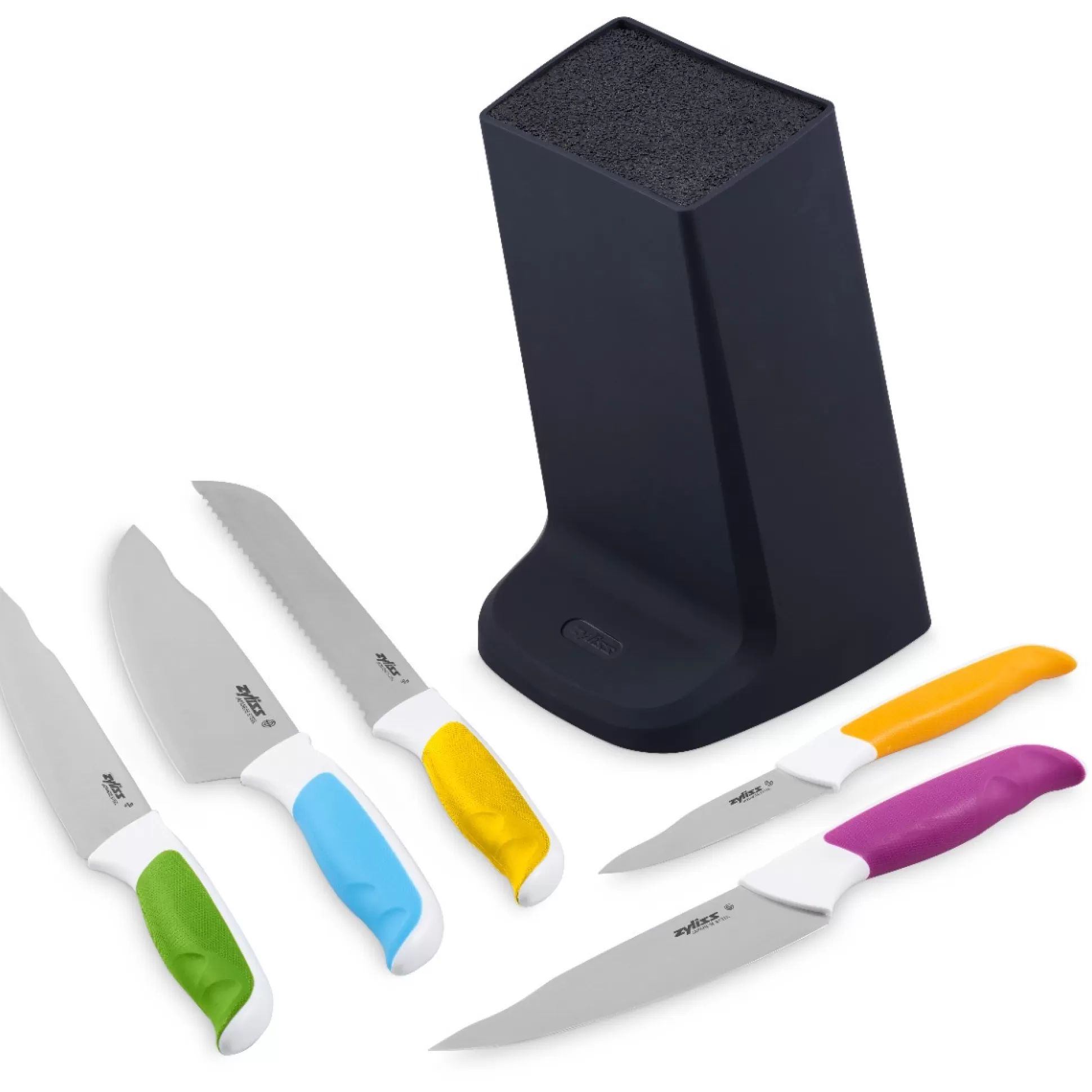 Knives&Knife Blocks>Meadows and Byrne 5 Piece Comfort Knife Block Set