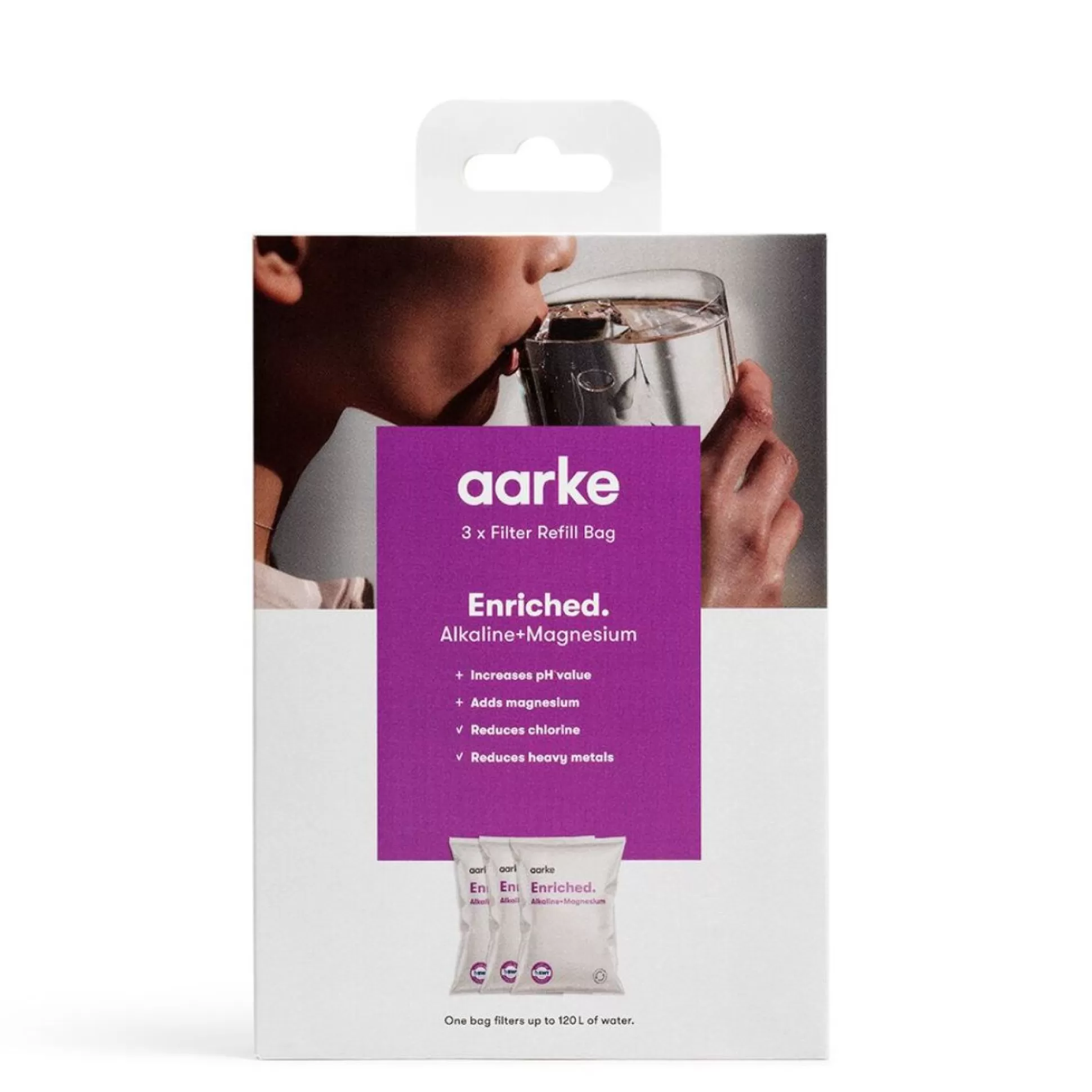 Glassware&Wine Glasses>Meadows and Byrne Aarke Filter Refill 3-Pack - Enriched