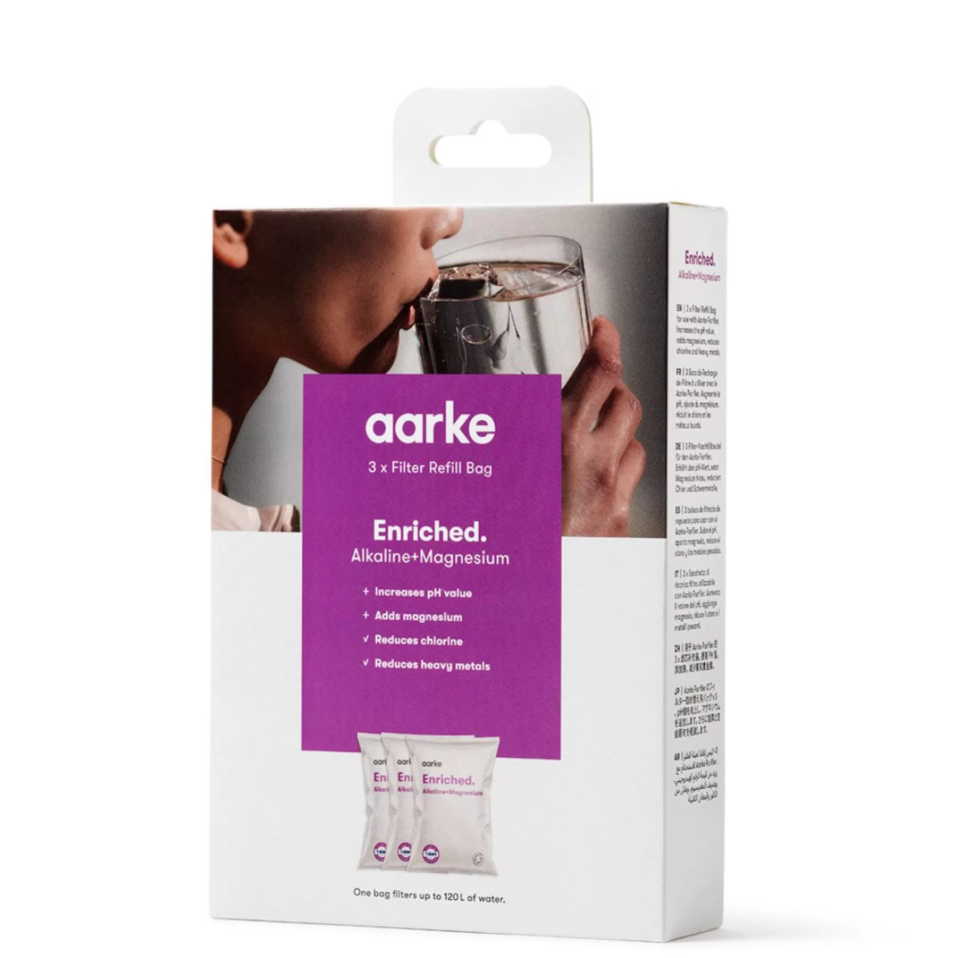 Glassware&Wine Glasses>Meadows and Byrne Aarke Filter Refill 3-Pack - Enriched