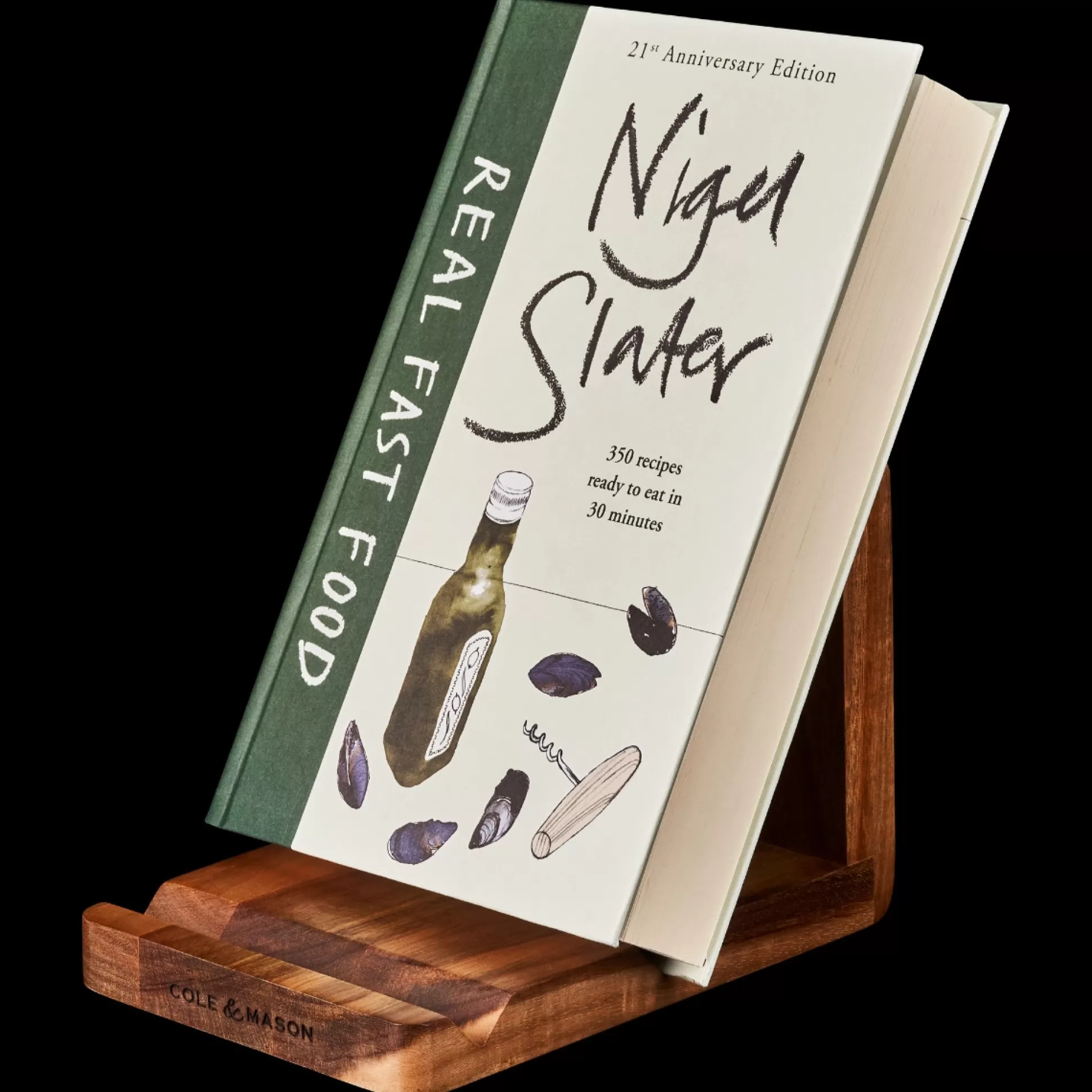 Kitchen Utensils & Accessories>Meadows and Byrne Acacia Recipe Book And Tablet Stand