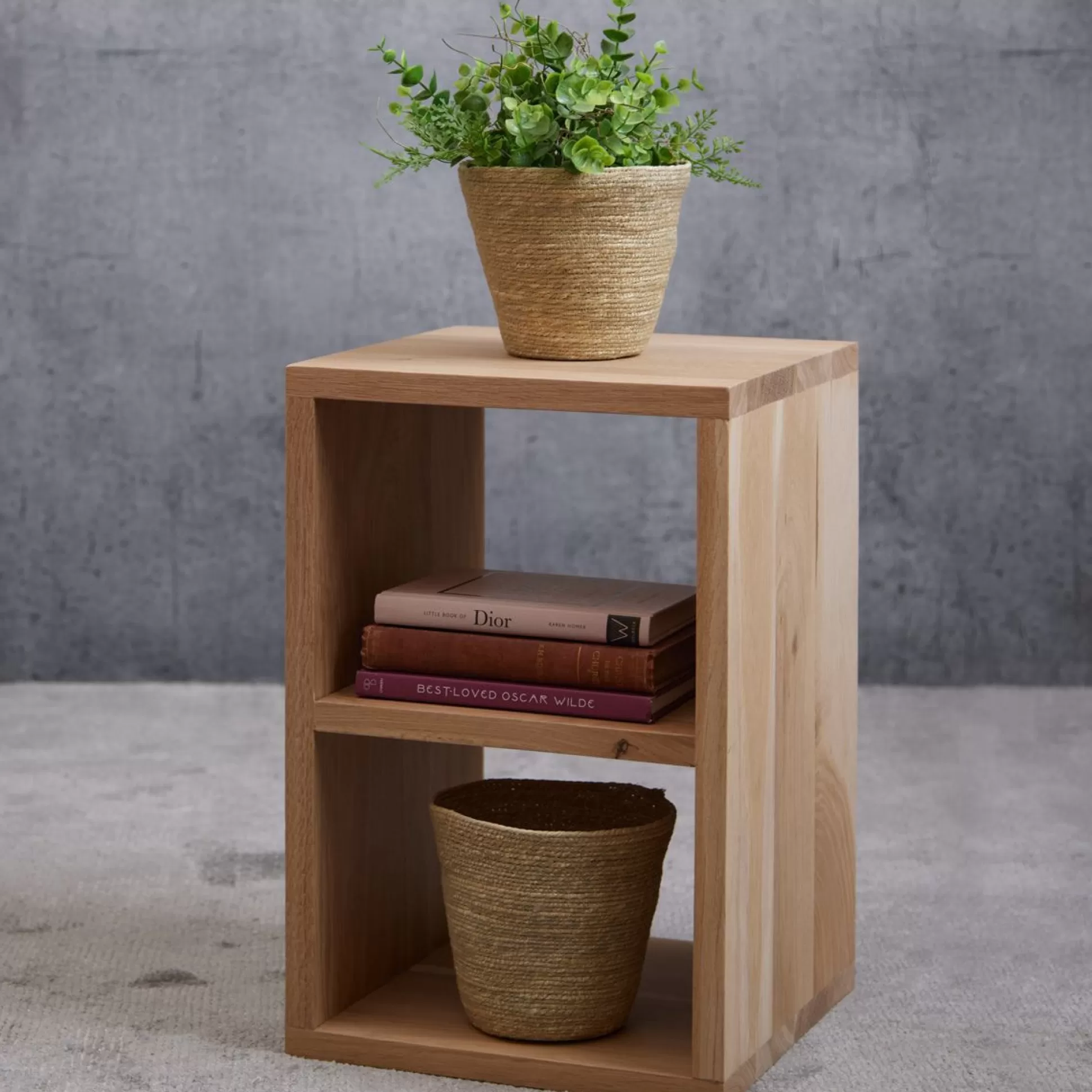 Ottomans&Footstools>Meadows and Byrne Ace Natural Oak Cube - Small