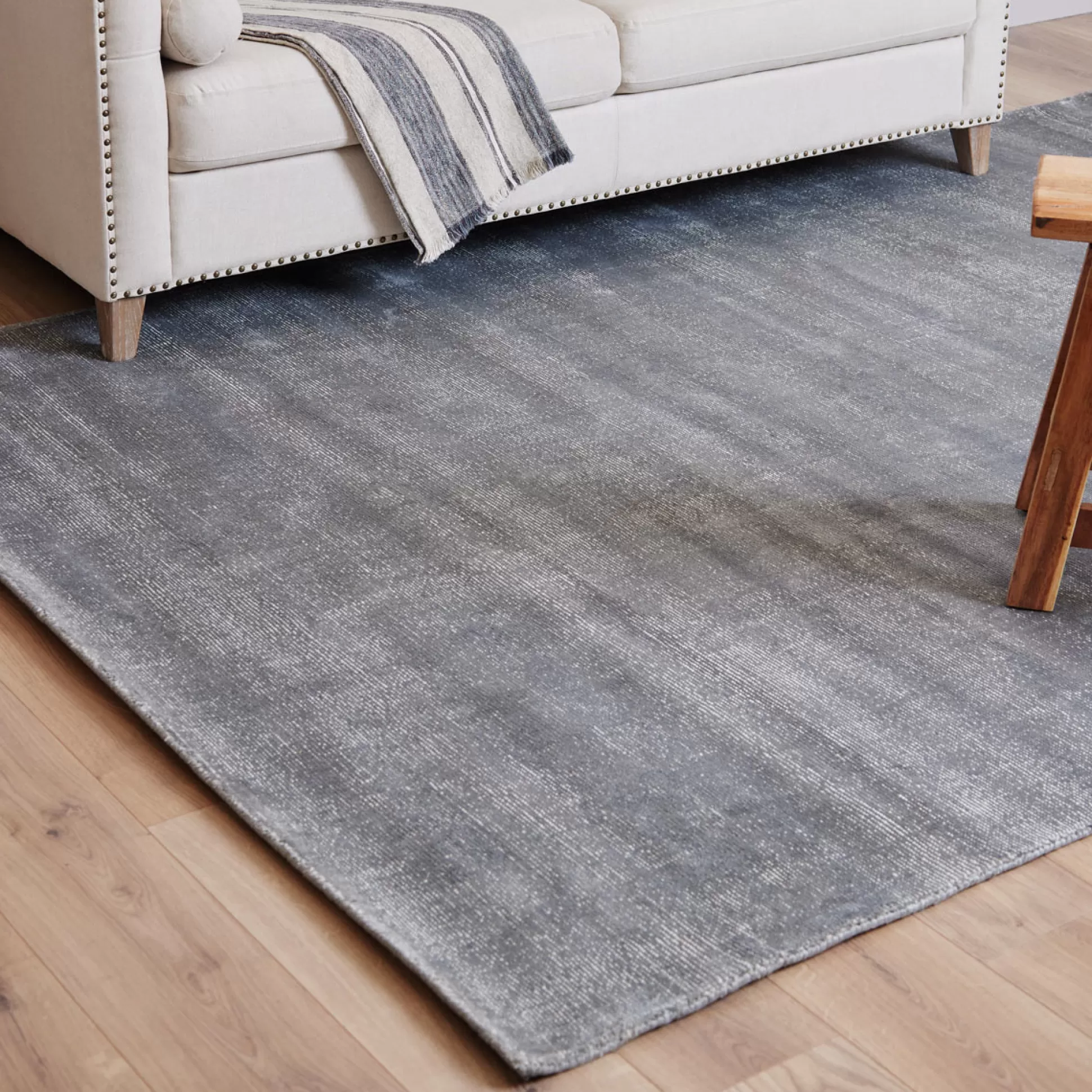 Rugs & Door Mats>Meadows and Byrne Acron Rug - Raven