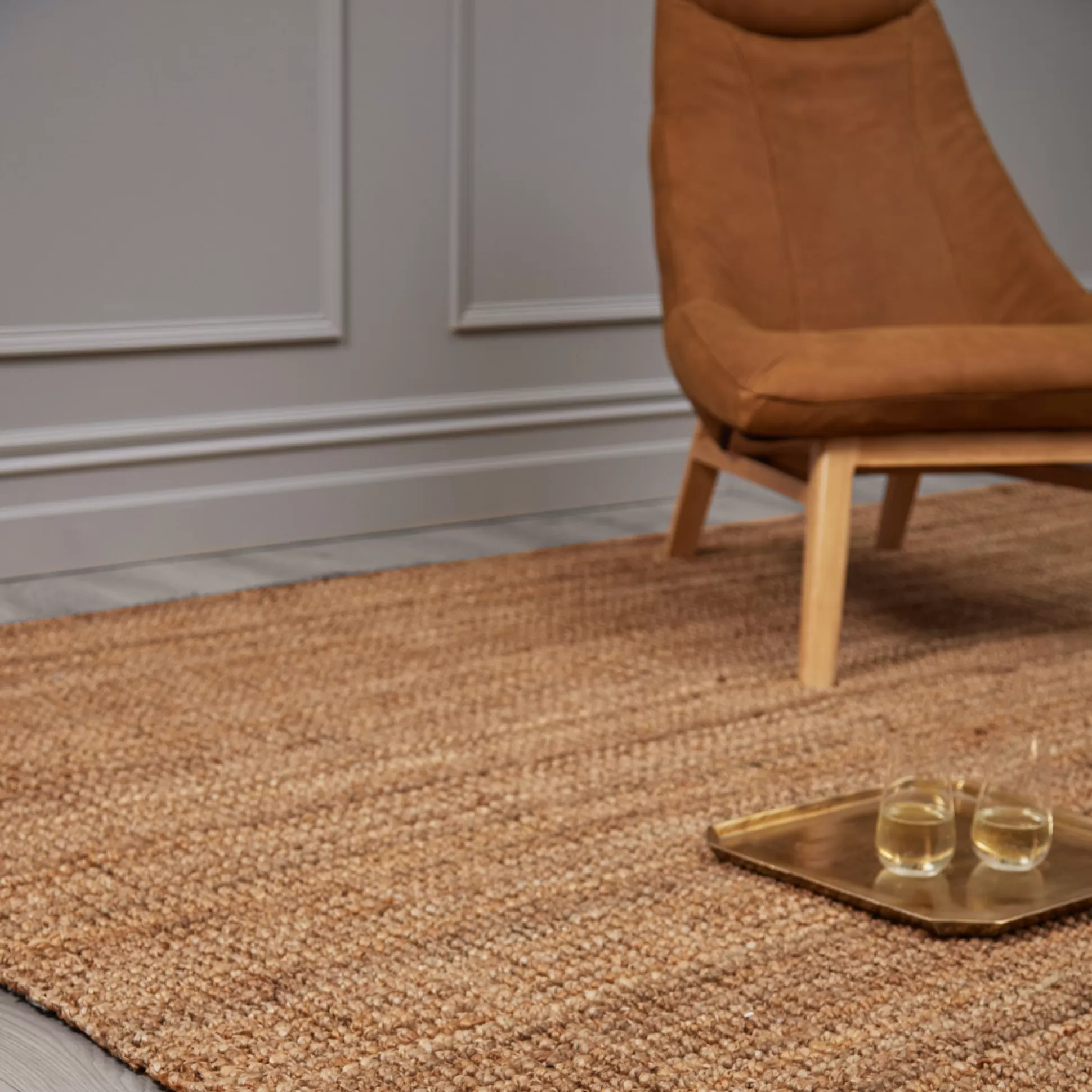Rugs & Door Mats>Meadows and Byrne Agra Rug Natural