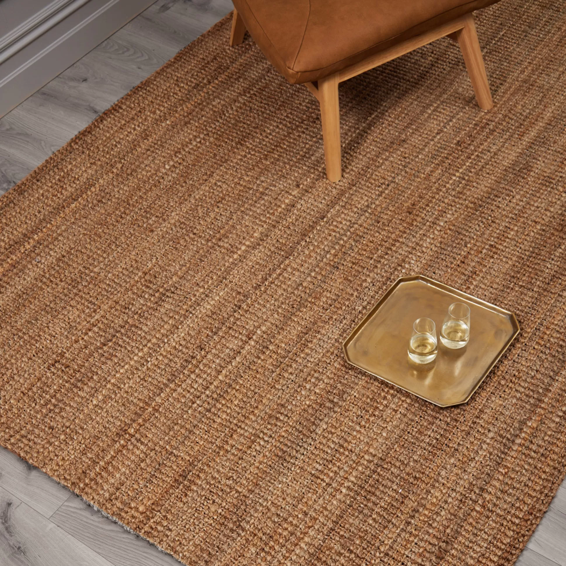 Rugs & Door Mats>Meadows and Byrne Agra Rug Natural
