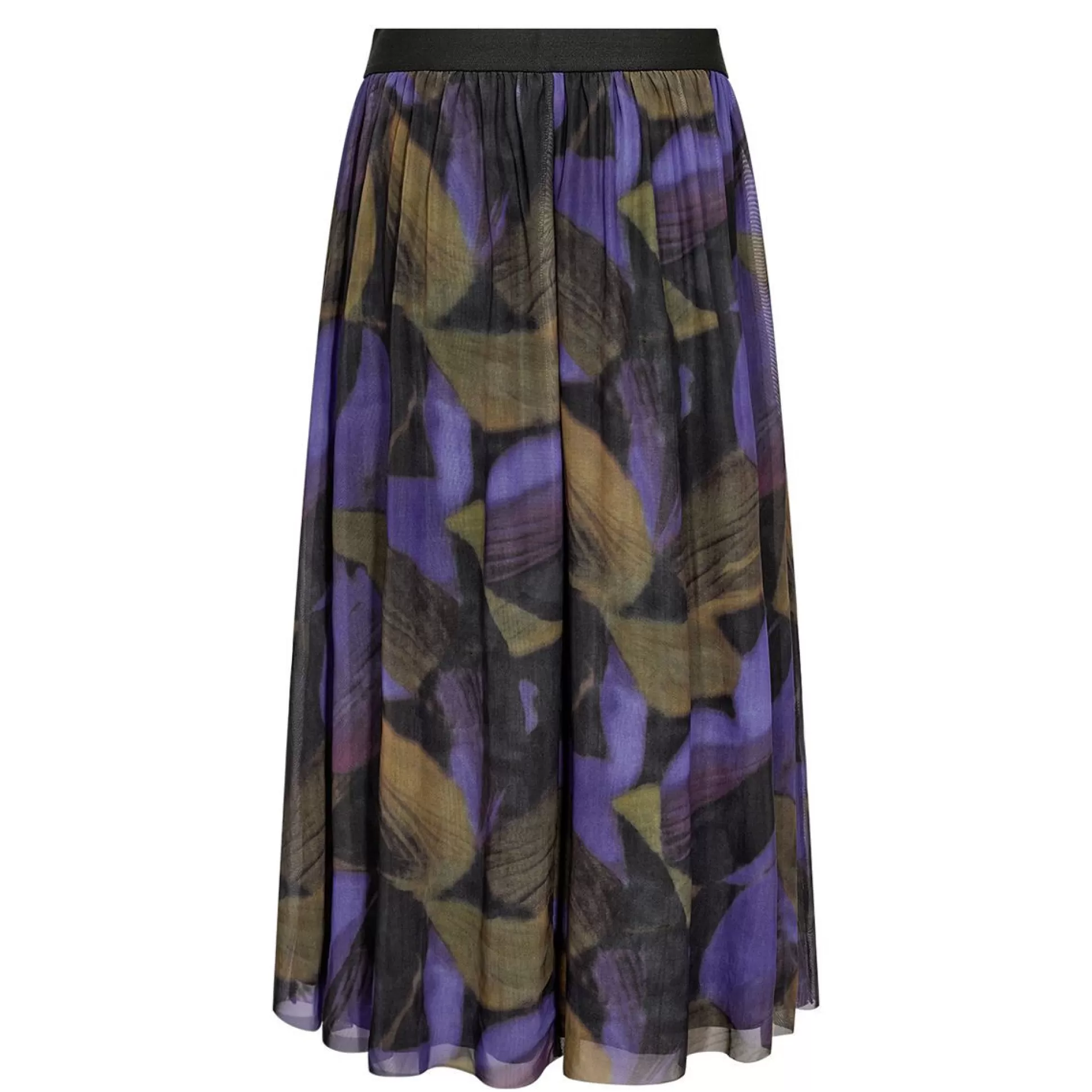 Dresses & Skirts>Meadows and Byrne Alda Print Mesh Skirt Multicoloured
