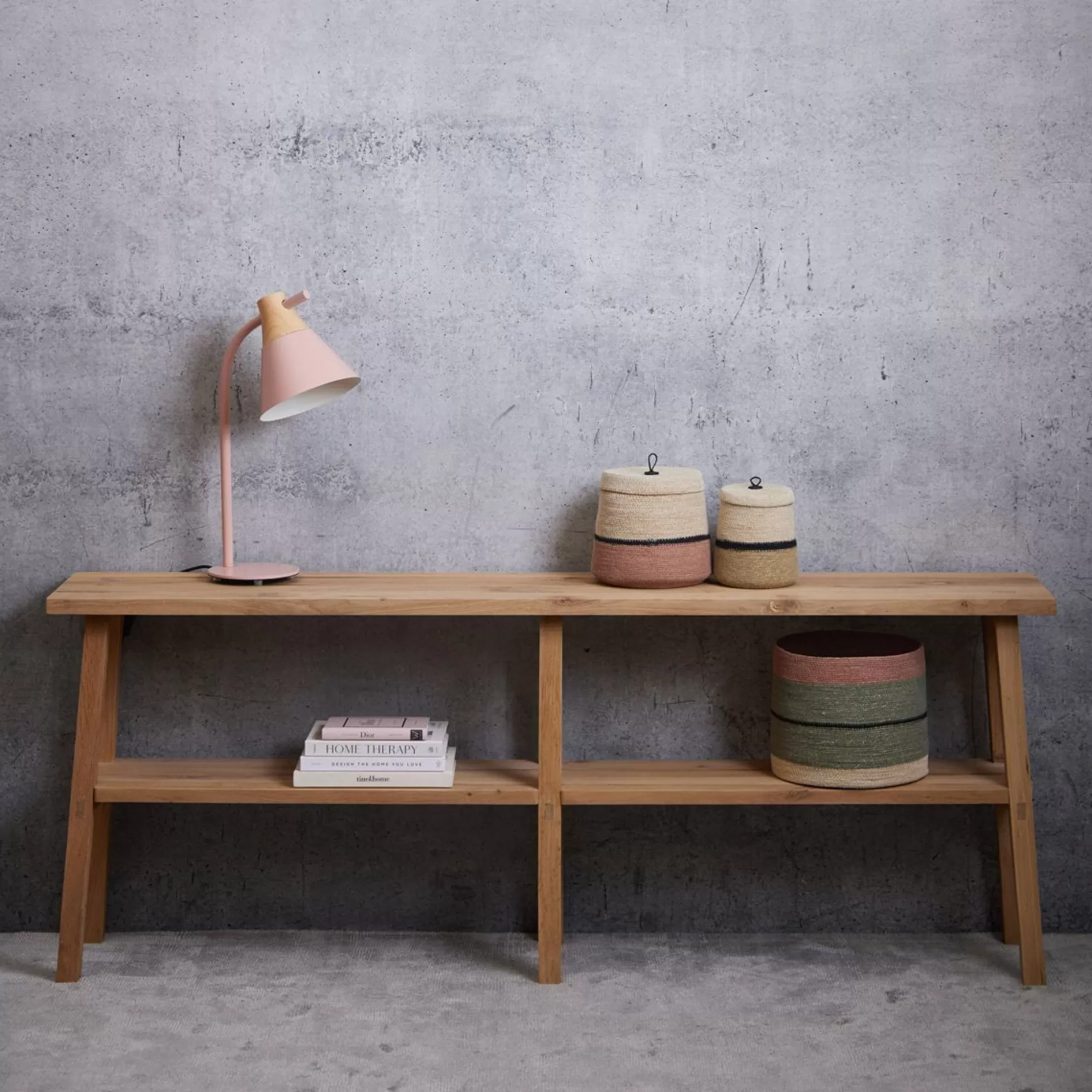 - Console Tables>Meadows and Byrne Anderson Double Natural Oak Console Table