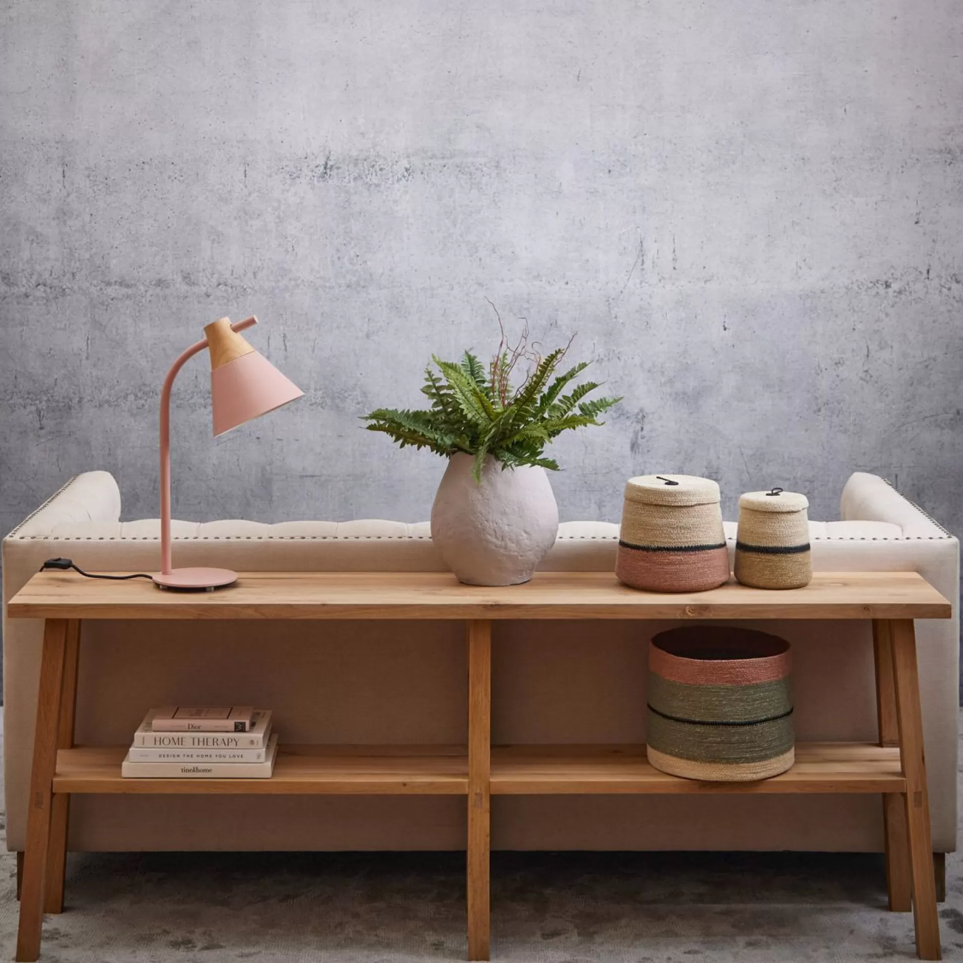 - Console Tables>Meadows and Byrne Anderson Double Natural Oak Console Table