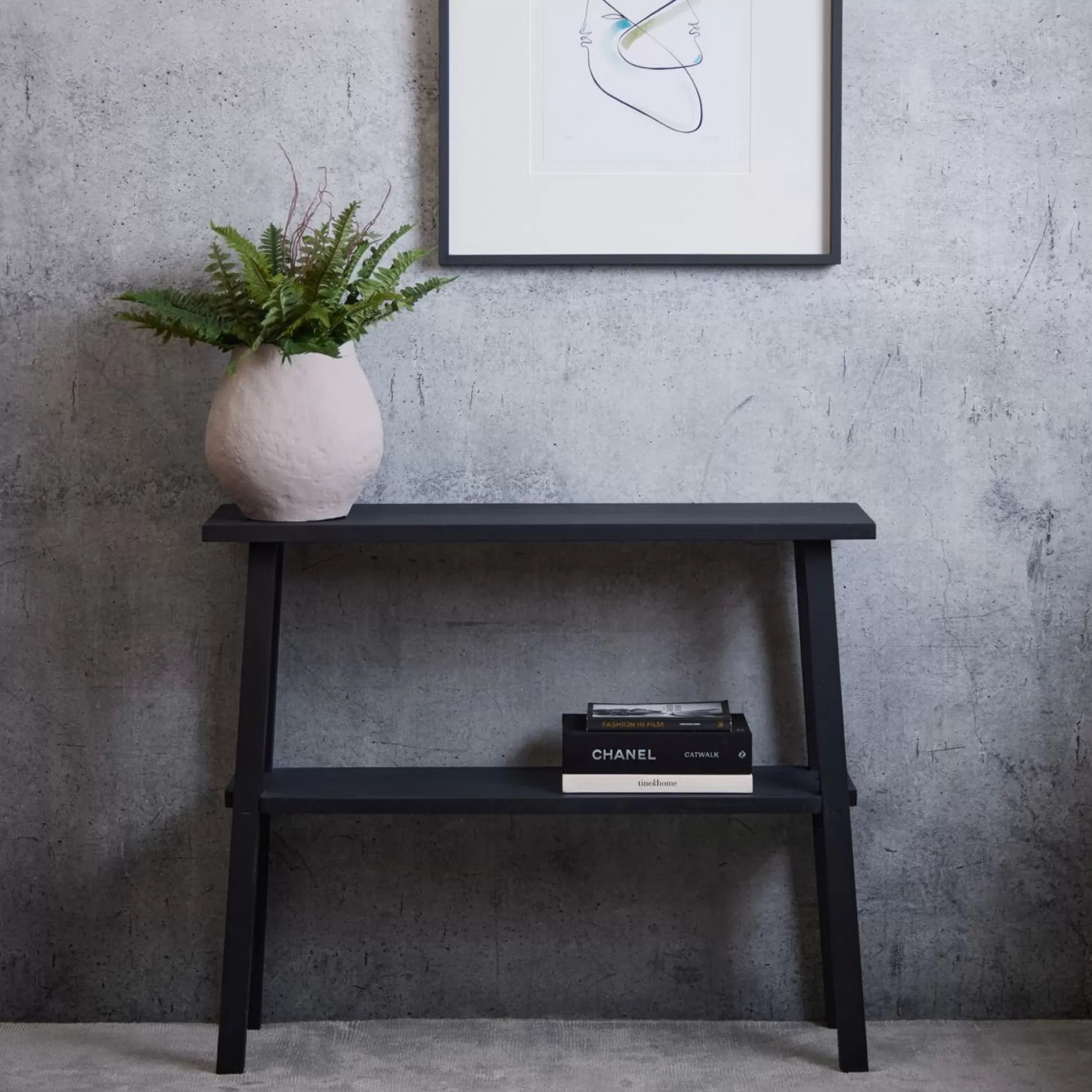 - Console Tables>Meadows and Byrne Anderson Ebonyconsole Table