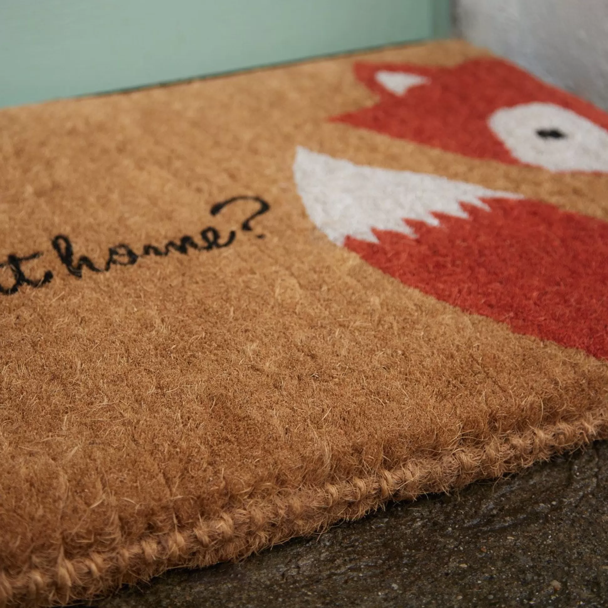 Rugs & Door Mats>Meadows and Byrne Anyone At Home? Doormat