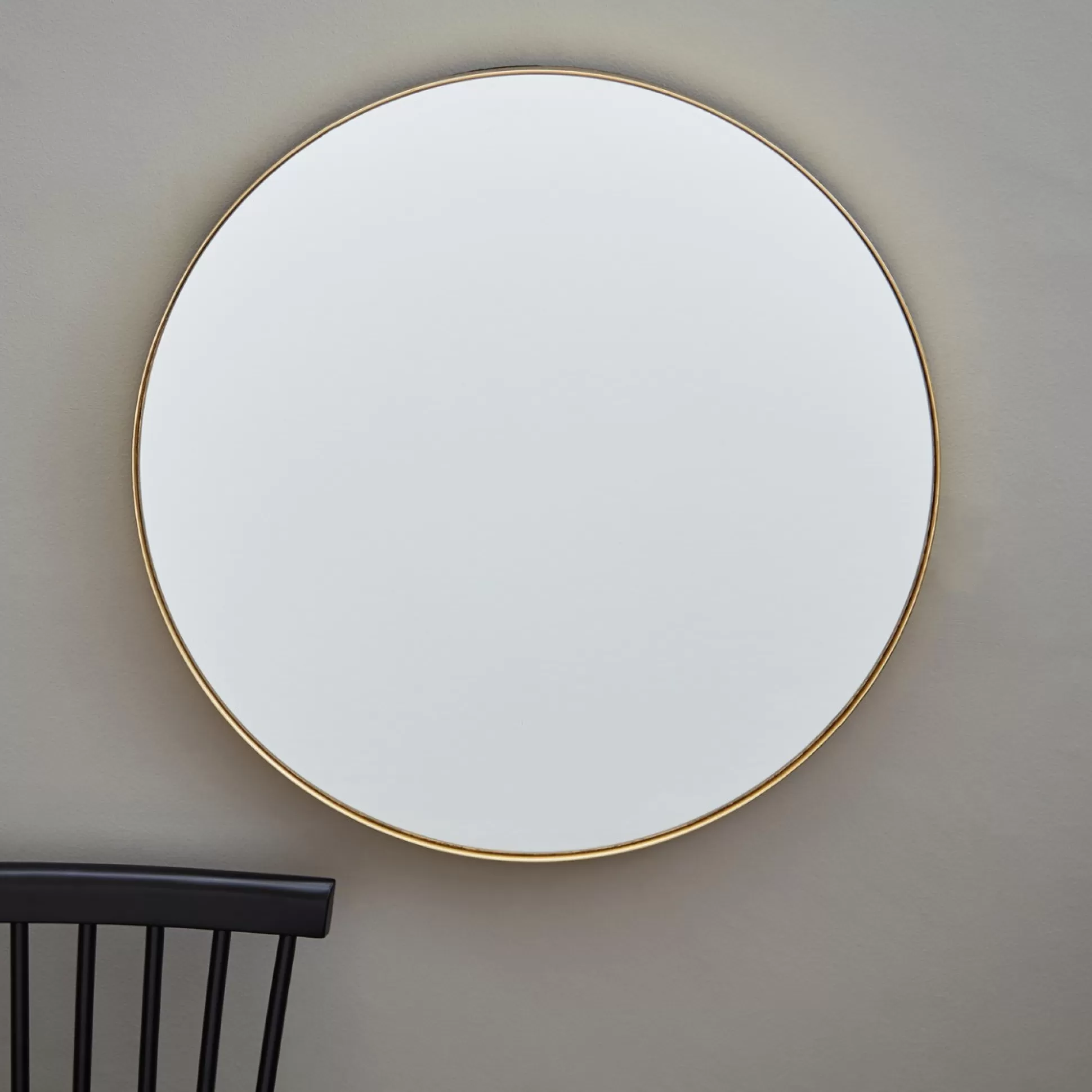 Mirrors>Meadows and Byrne Arden Round Mirror Gold