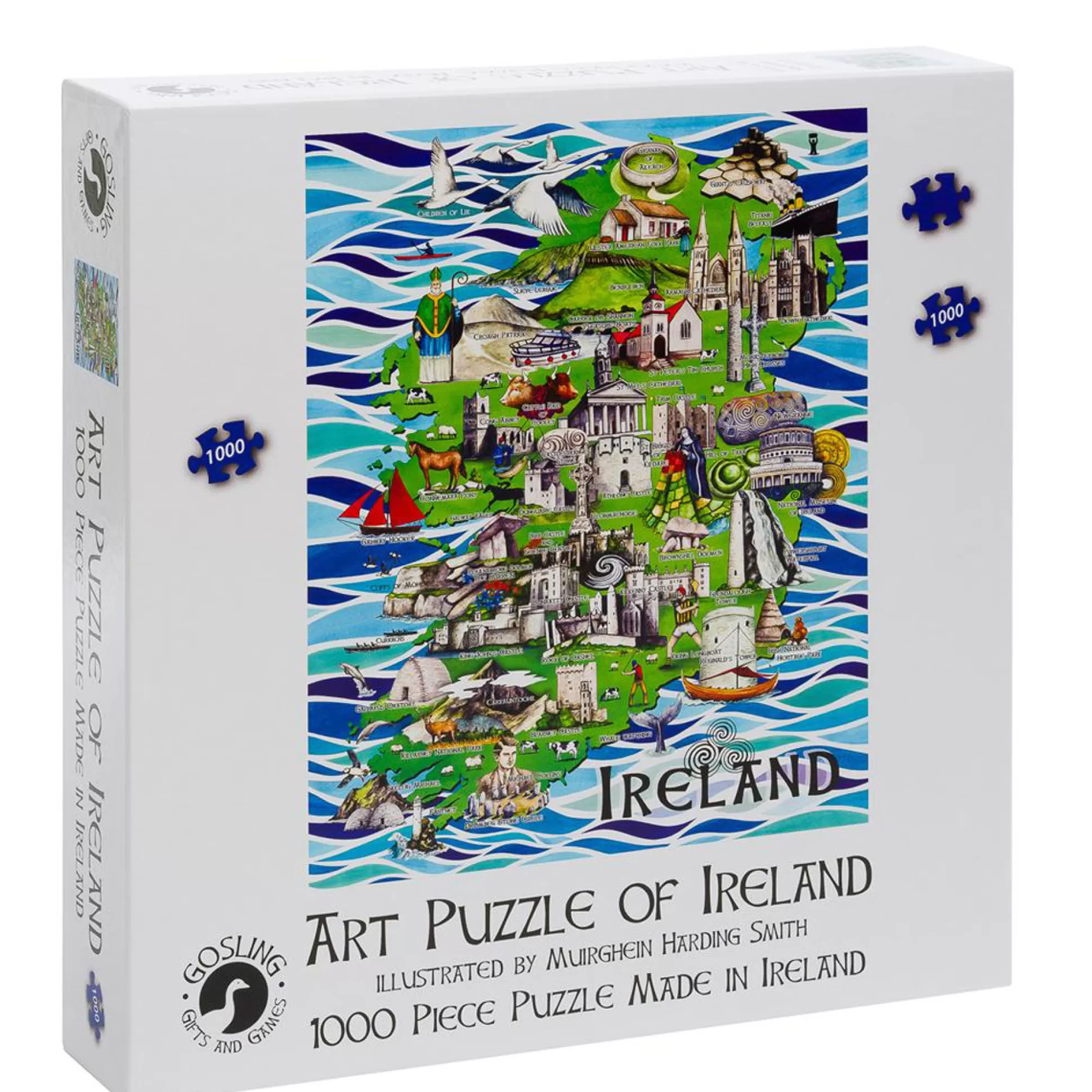Decoration & Home Accessories>Meadows and Byrne Art Puzzle Of Ireland