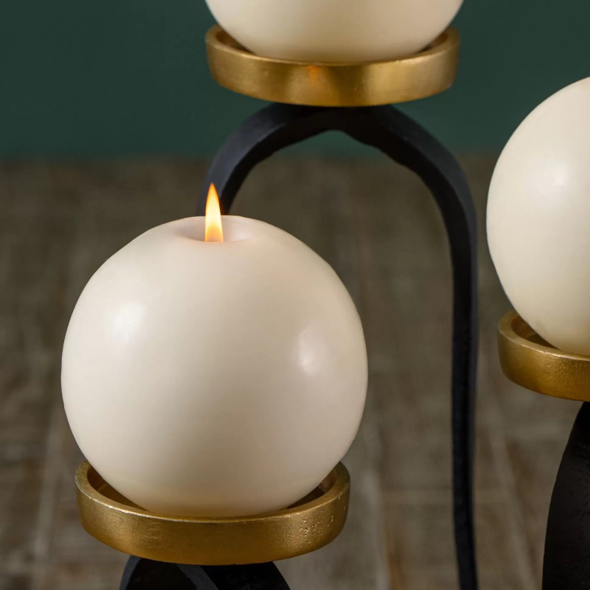 Candle Holders>Meadows and Byrne Athena Trio Pillar Holder