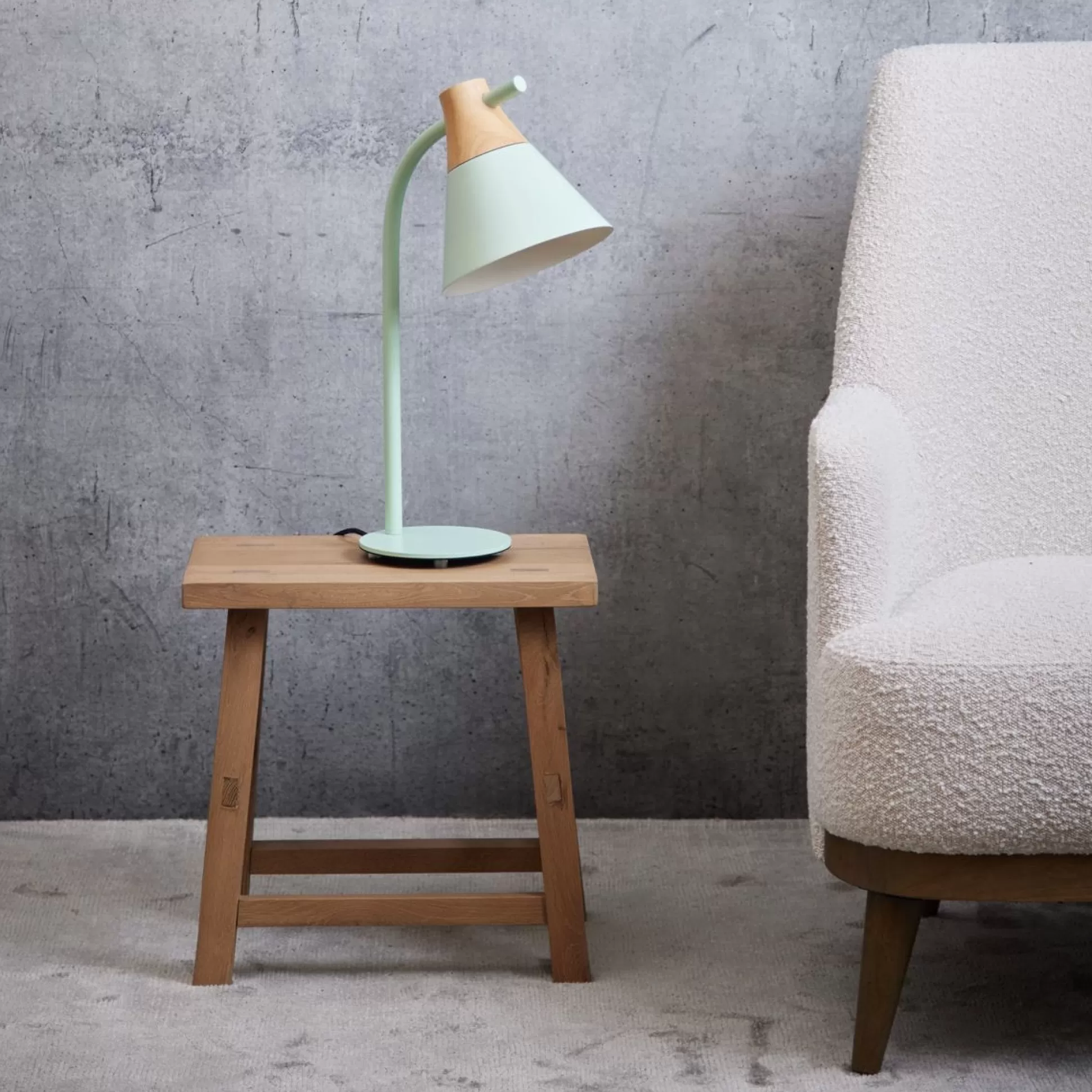 Ottomans&Footstools>Meadows and Byrne Ava Natural Oak Stool