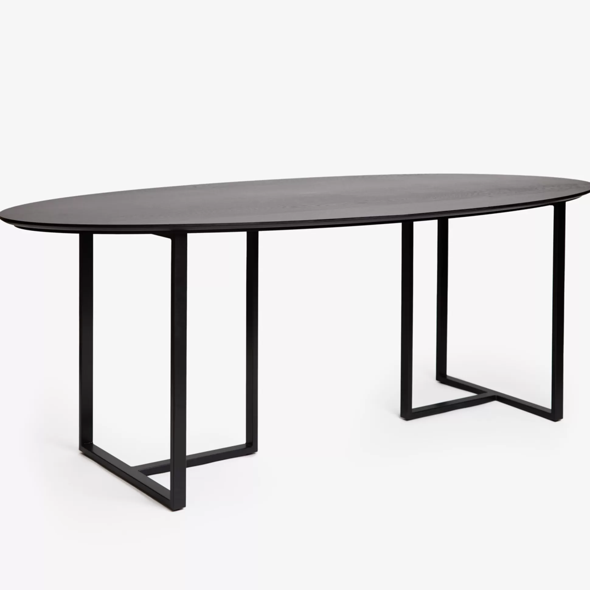 - Dining Tables>Meadows and Byrne Bisel Raven Black Oak Dining Table