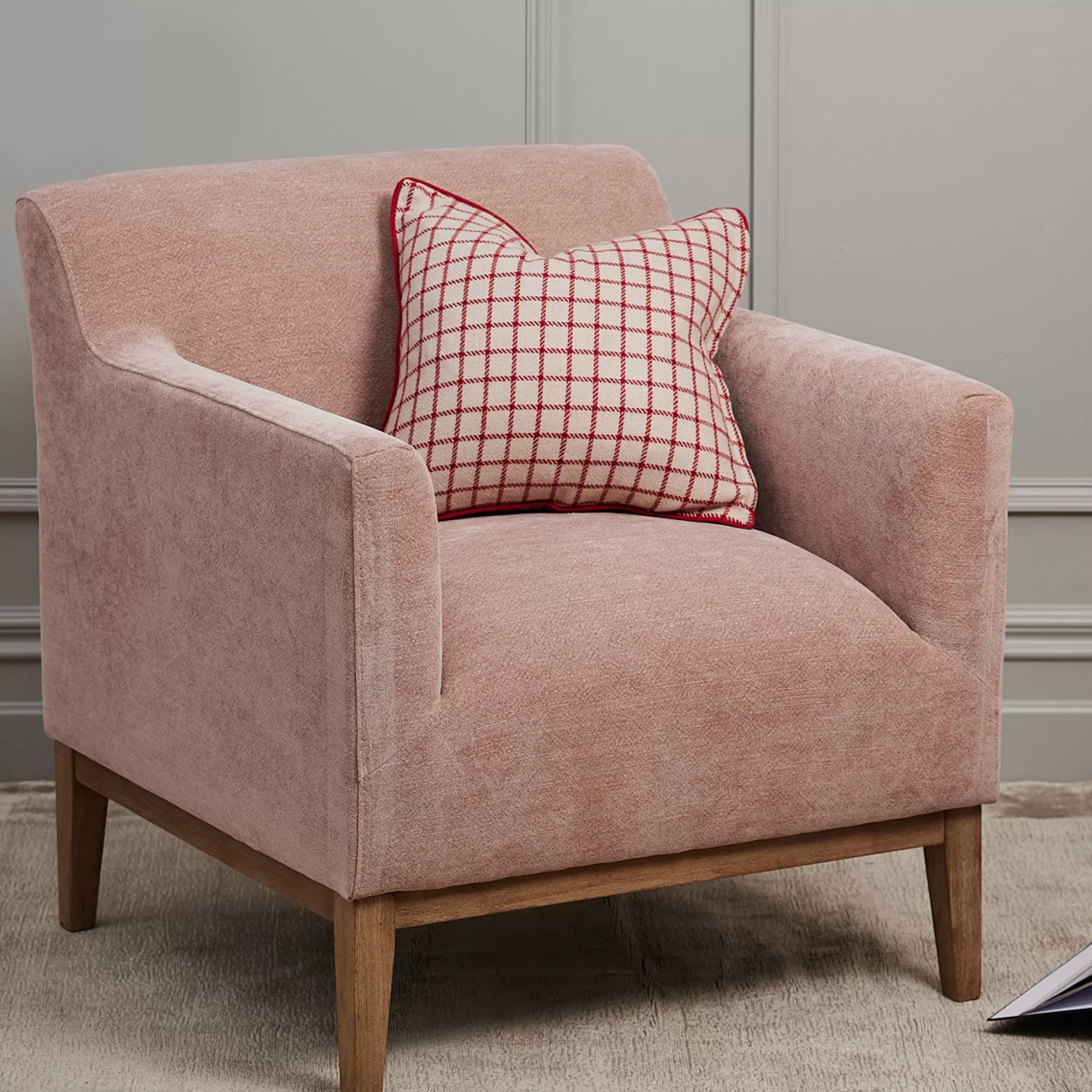 Armchairs>Meadows and Byrne Blaire Blush Chair