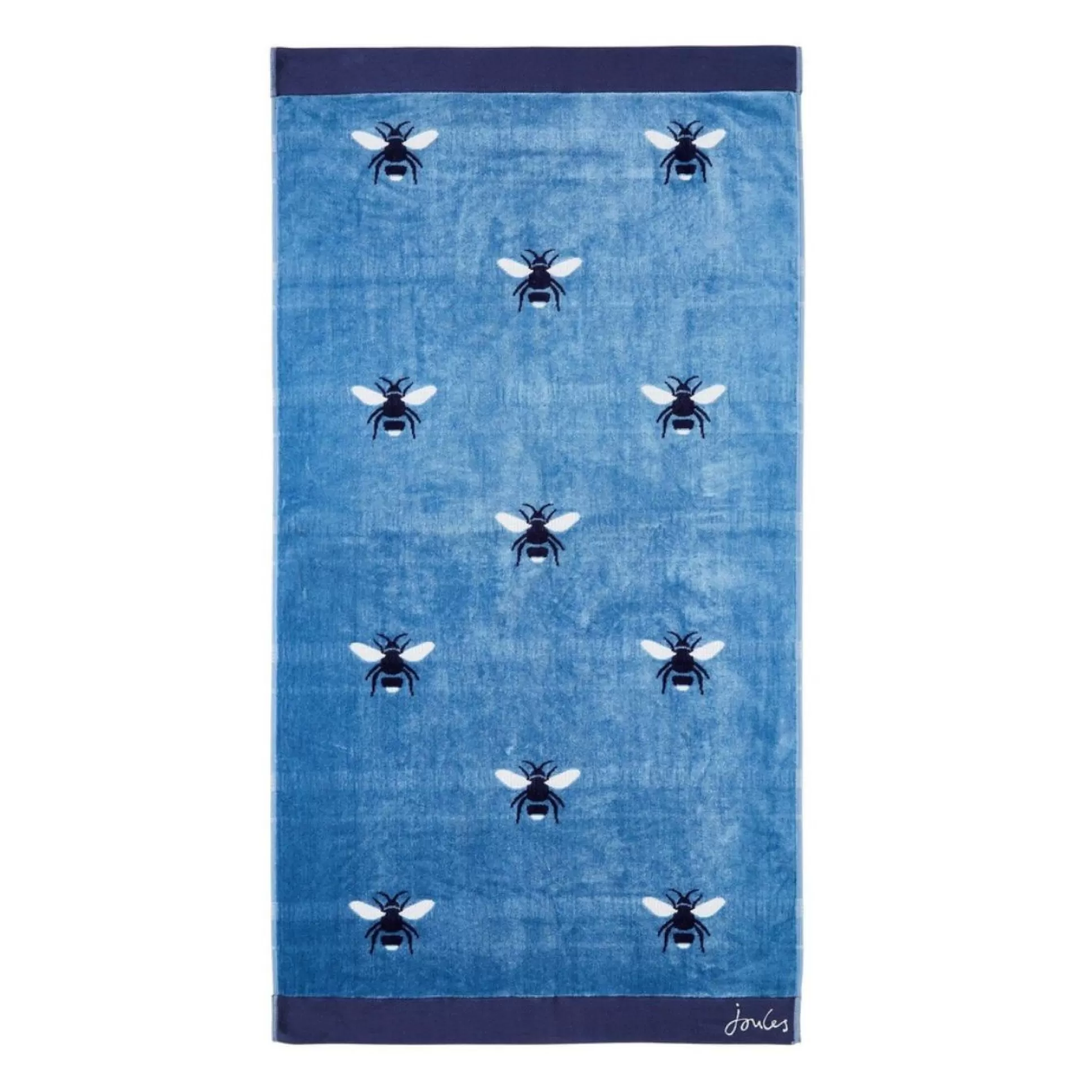 Towels>Meadows and Byrne Botanical Bee Towel - Blue
