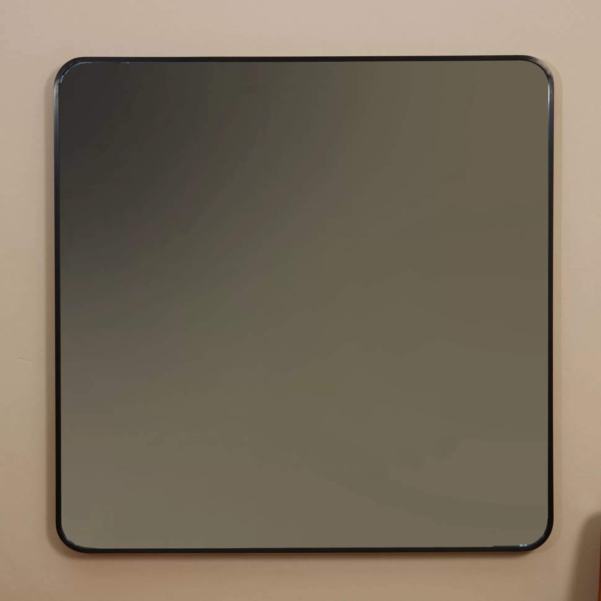 Mirrors>Meadows and Byrne Bradley Black Square Mirror