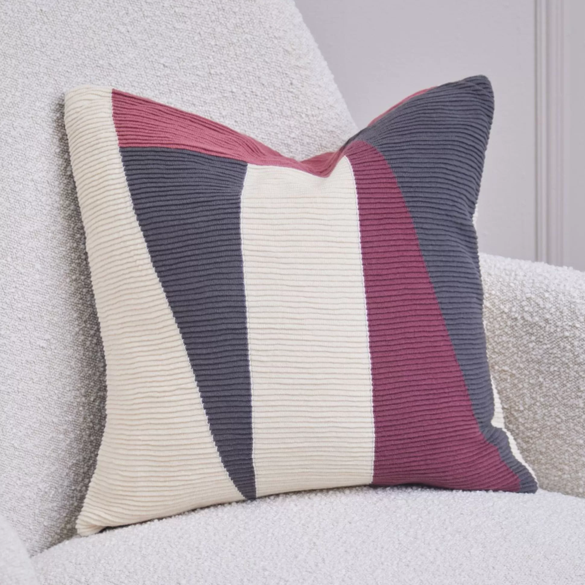 Cushions>Meadows and Byrne Brick Cushion Aubergine