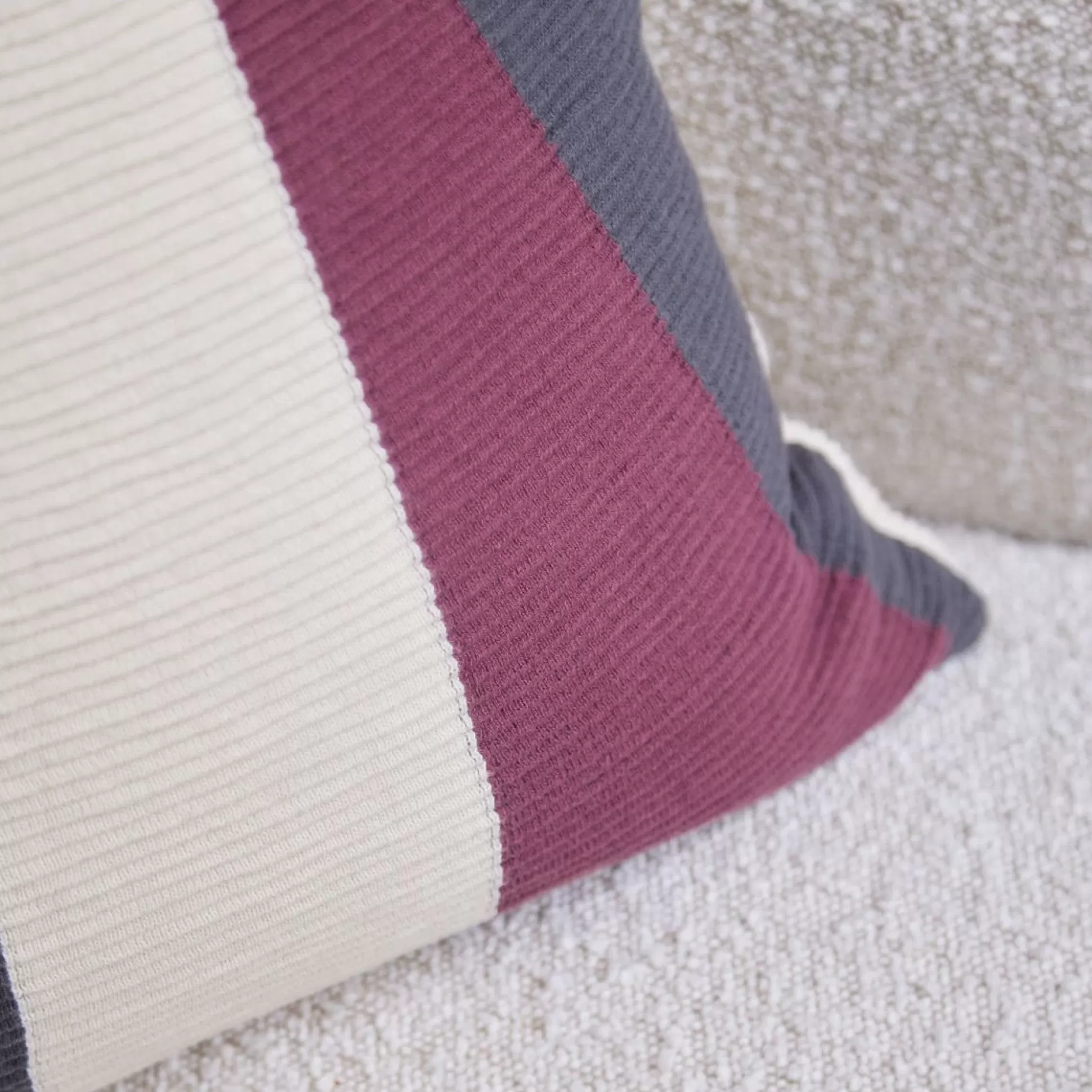 Cushions>Meadows and Byrne Brick Cushion Aubergine