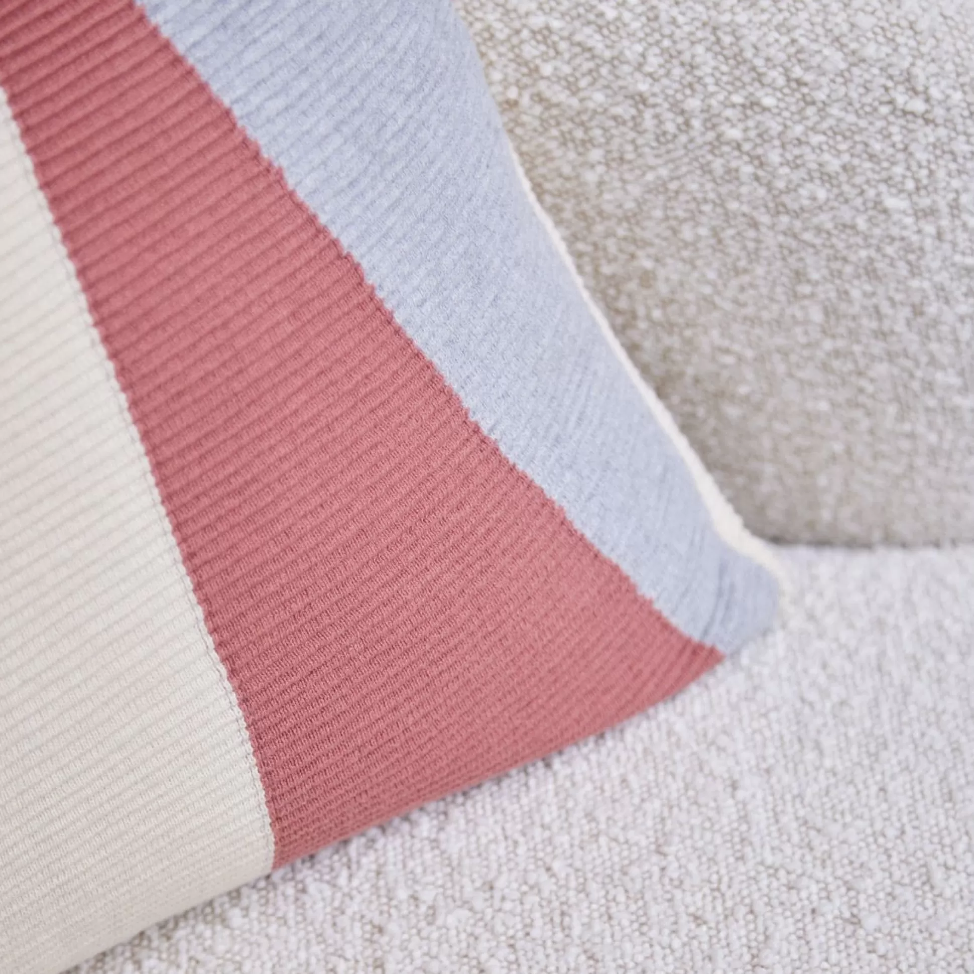 Cushions>Meadows and Byrne Brick Cushion Pink