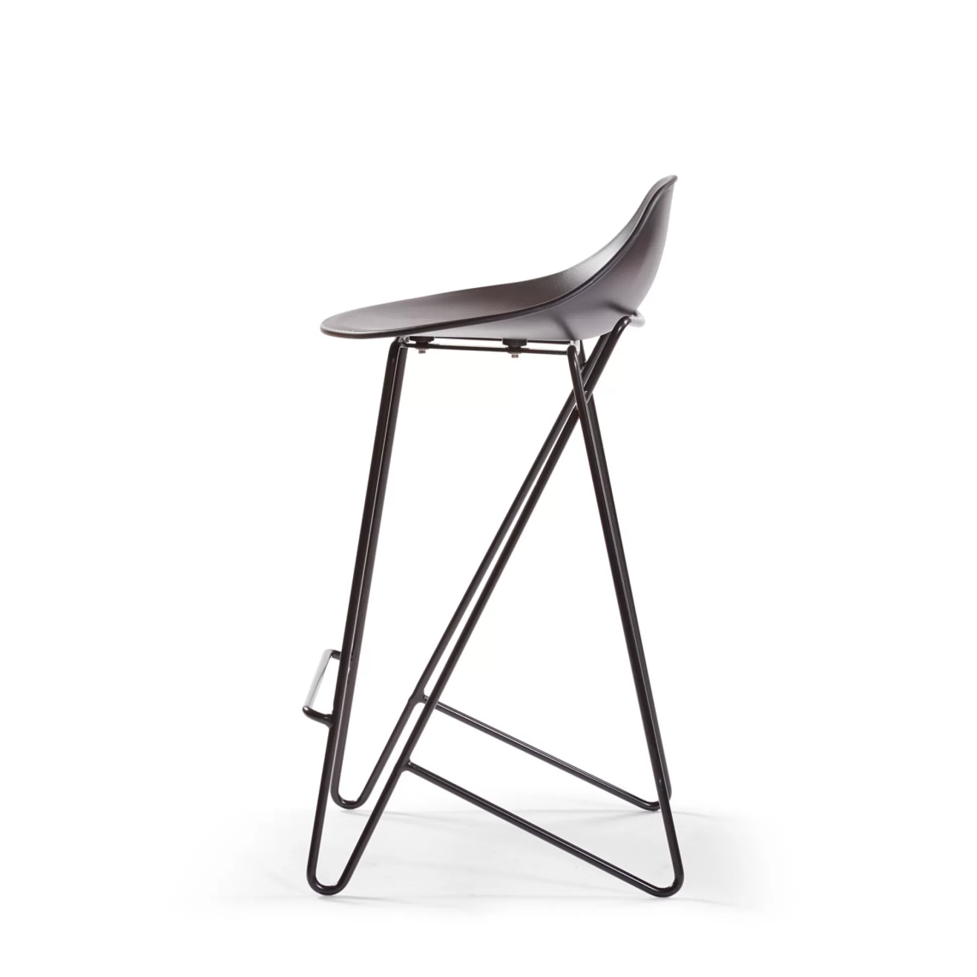 Bar&Counter Stools>Meadows and Byrne Byron Counter Stool Black - Set Of 2