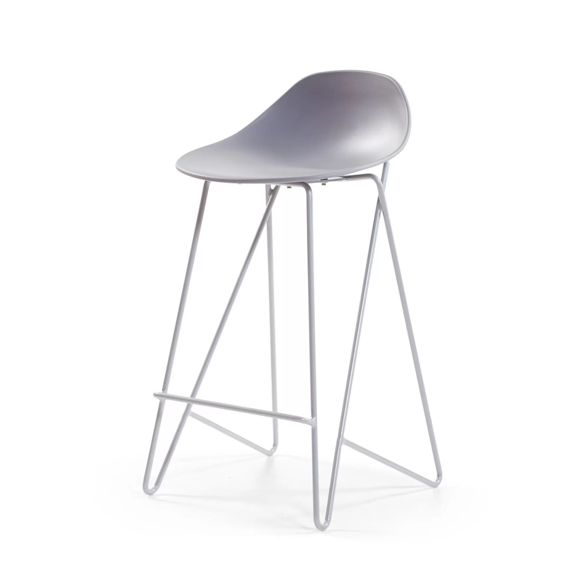 Bar&Counter Stools>Meadows and Byrne Byron Counter Stool Mid Grey - Set Of 2