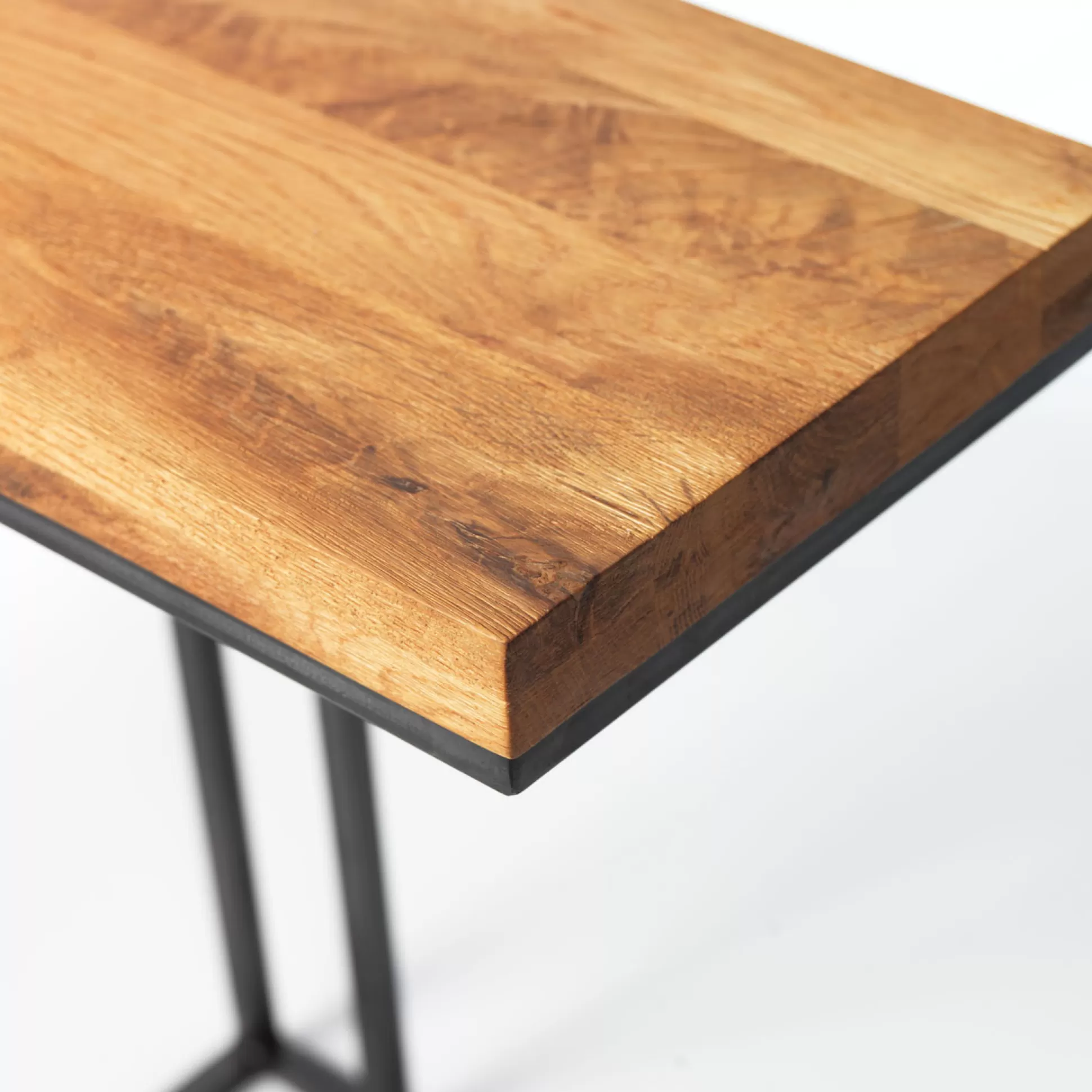 - Side Tables>Meadows and Byrne Calia Sofa Table Oak And Steel