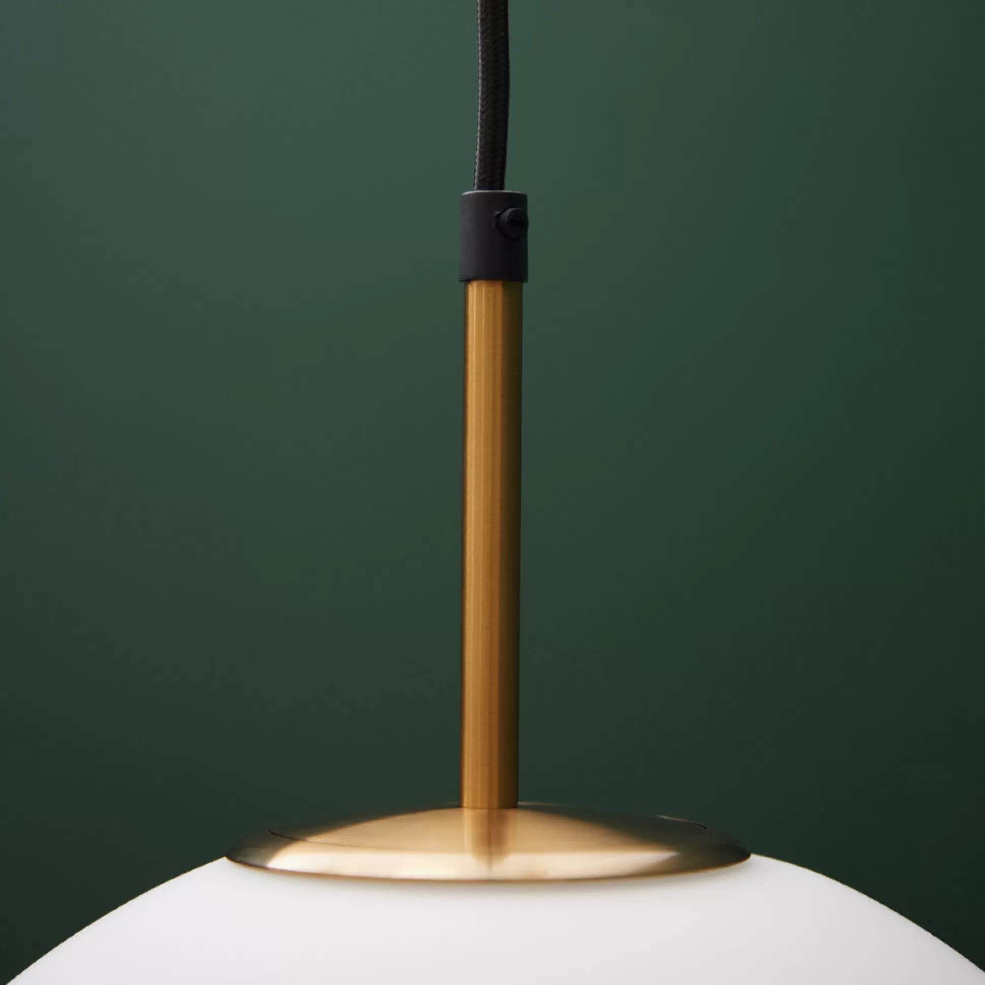 Ceiling & Wall Lights>Meadows and Byrne Celeste Globe Brass Pendant Lamp 30D Cm