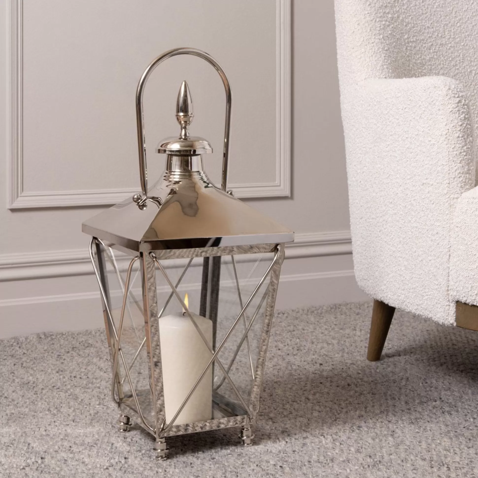 Candle Lanterns>Meadows and Byrne Christie Lantern - Large