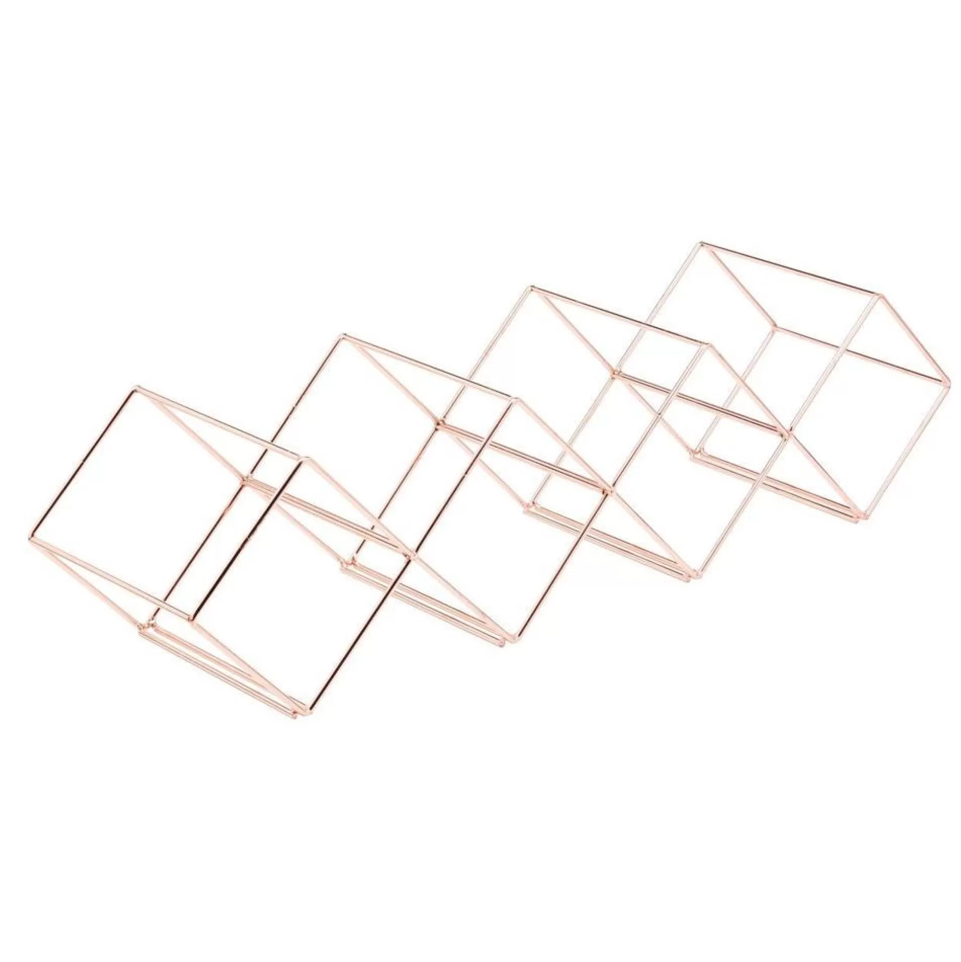 Bar Accessories>Meadows and Byrne Copper Finish Stackable Wine Rack