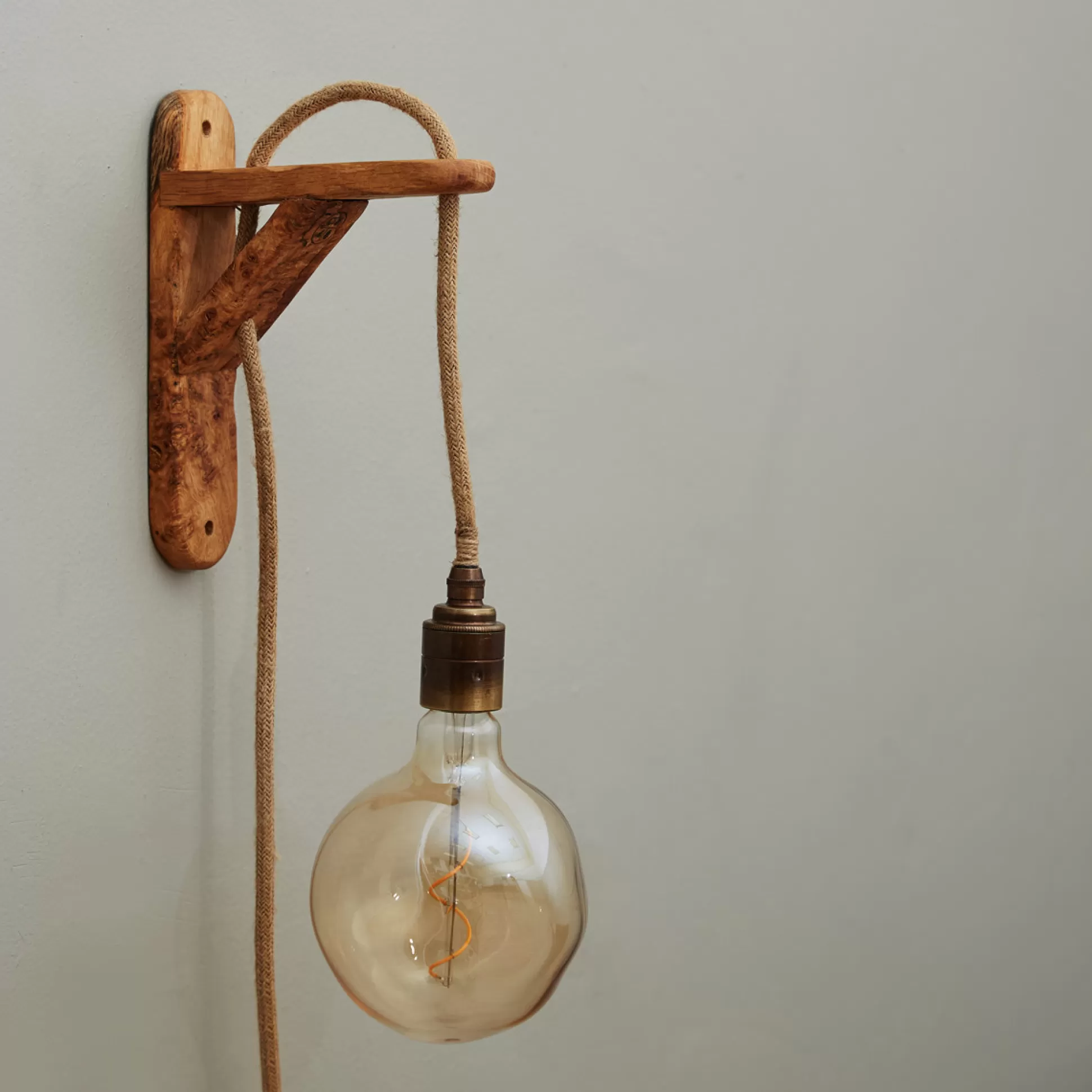 Lamps>Meadows and Byrne Copper Fish Tua Wall Lamp