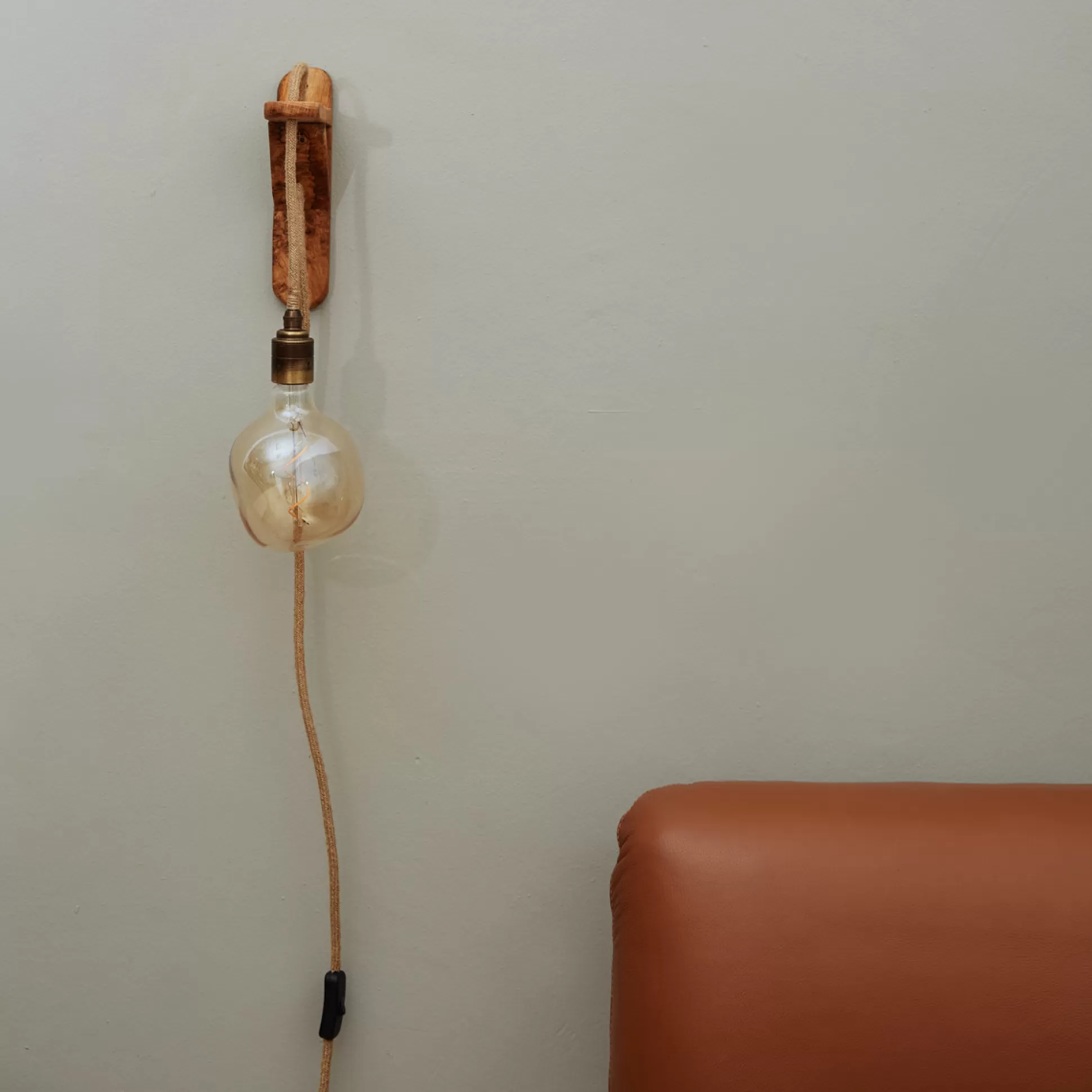 Lamps>Meadows and Byrne Copper Fish Tua Wall Lamp