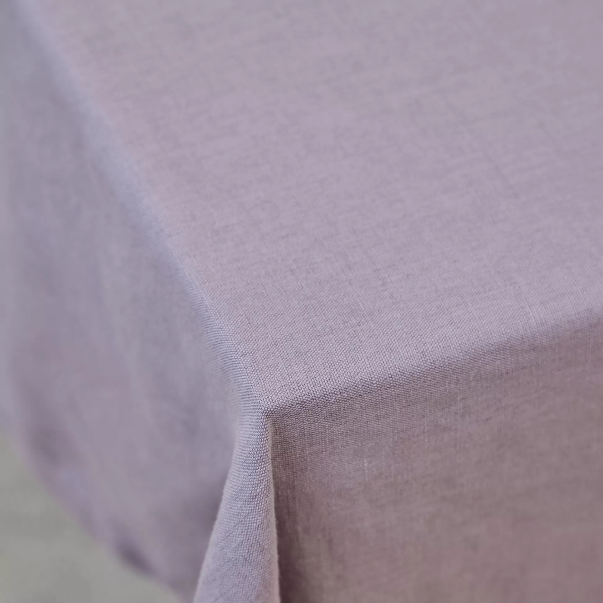 Table Linen>Meadows and Byrne Cotton Linen Tablecloth -Gull Grey