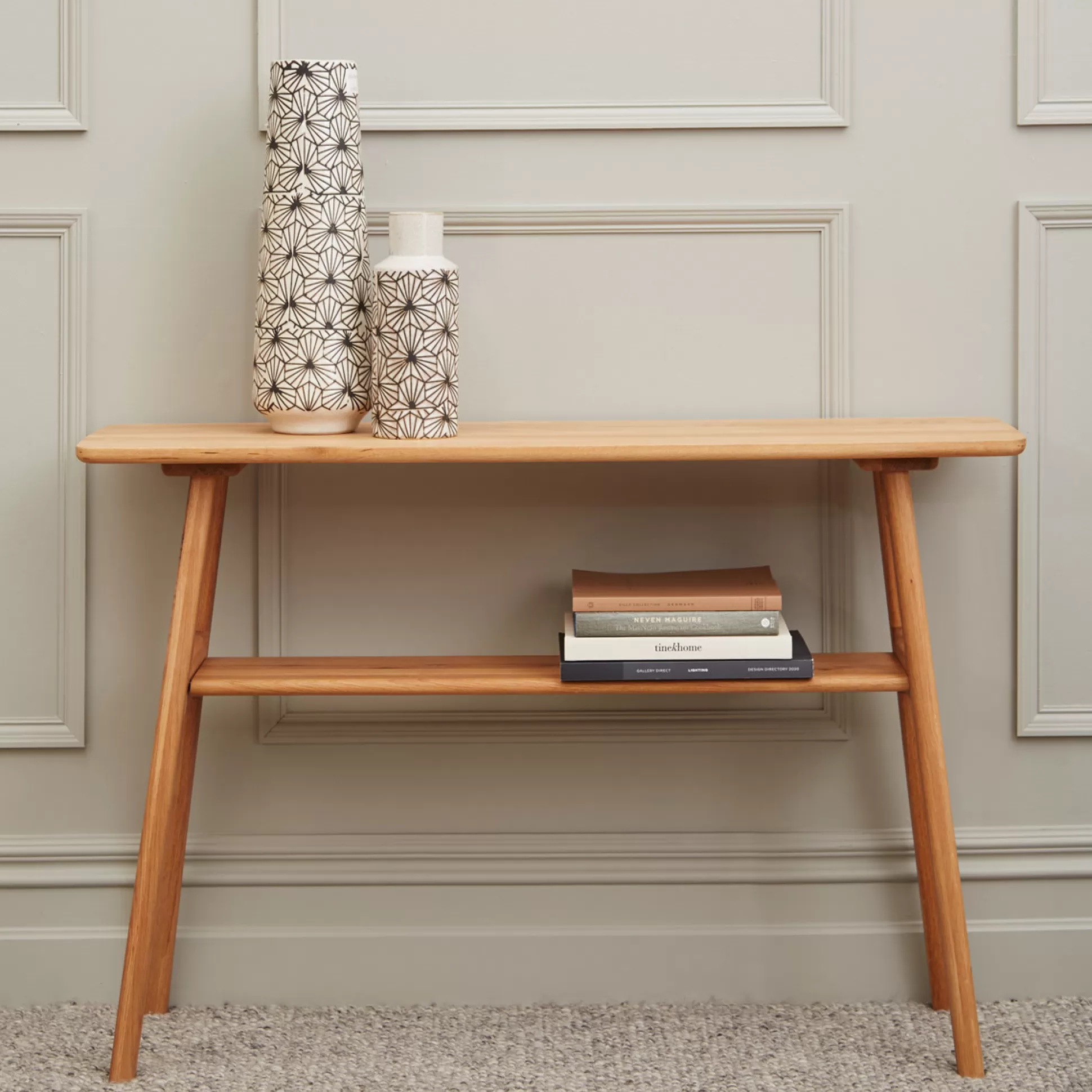 - Console Tables>Meadows and Byrne Darcy Oak Console Table