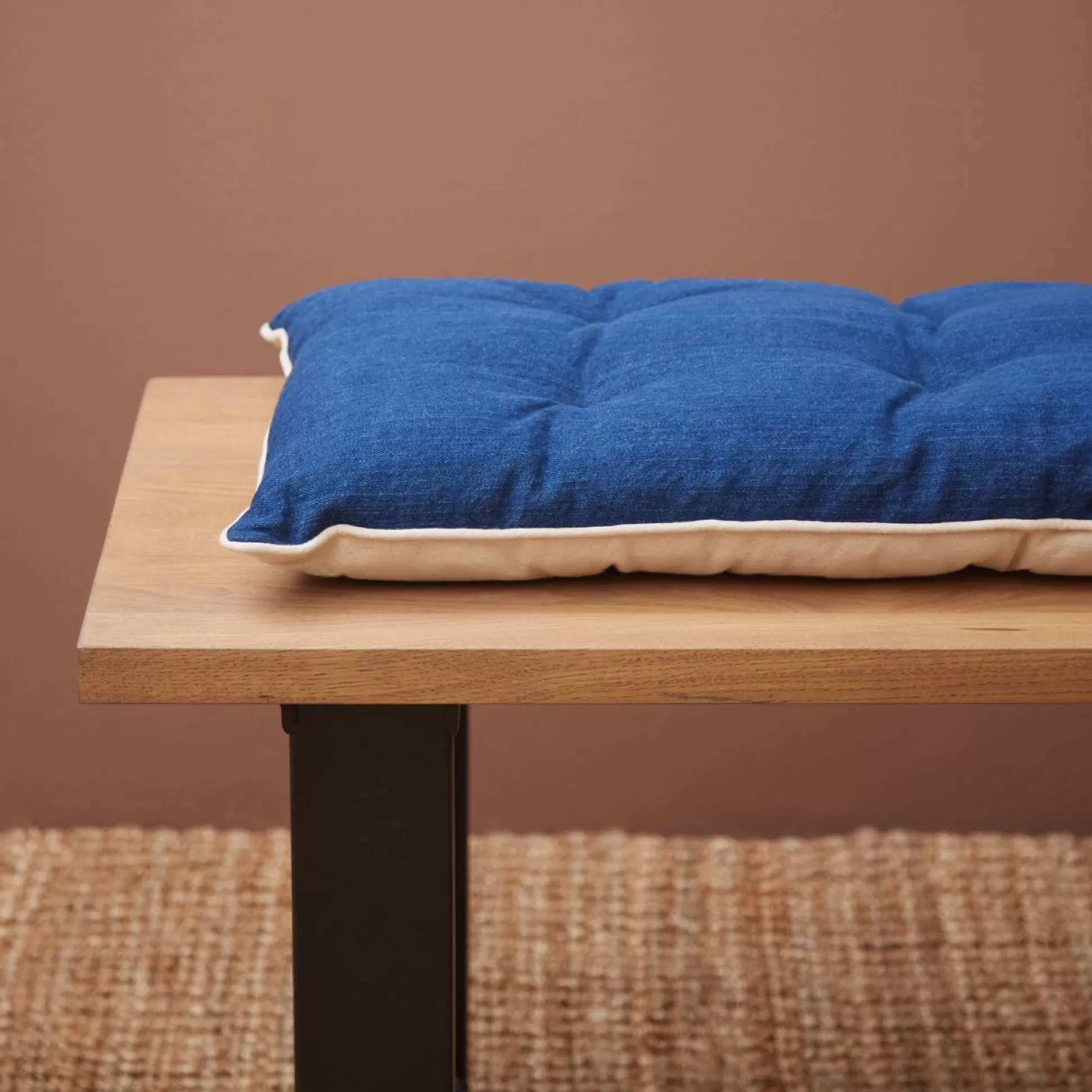 Bench Pads & Seat Pads>Meadows and Byrne Denim Bench Pad