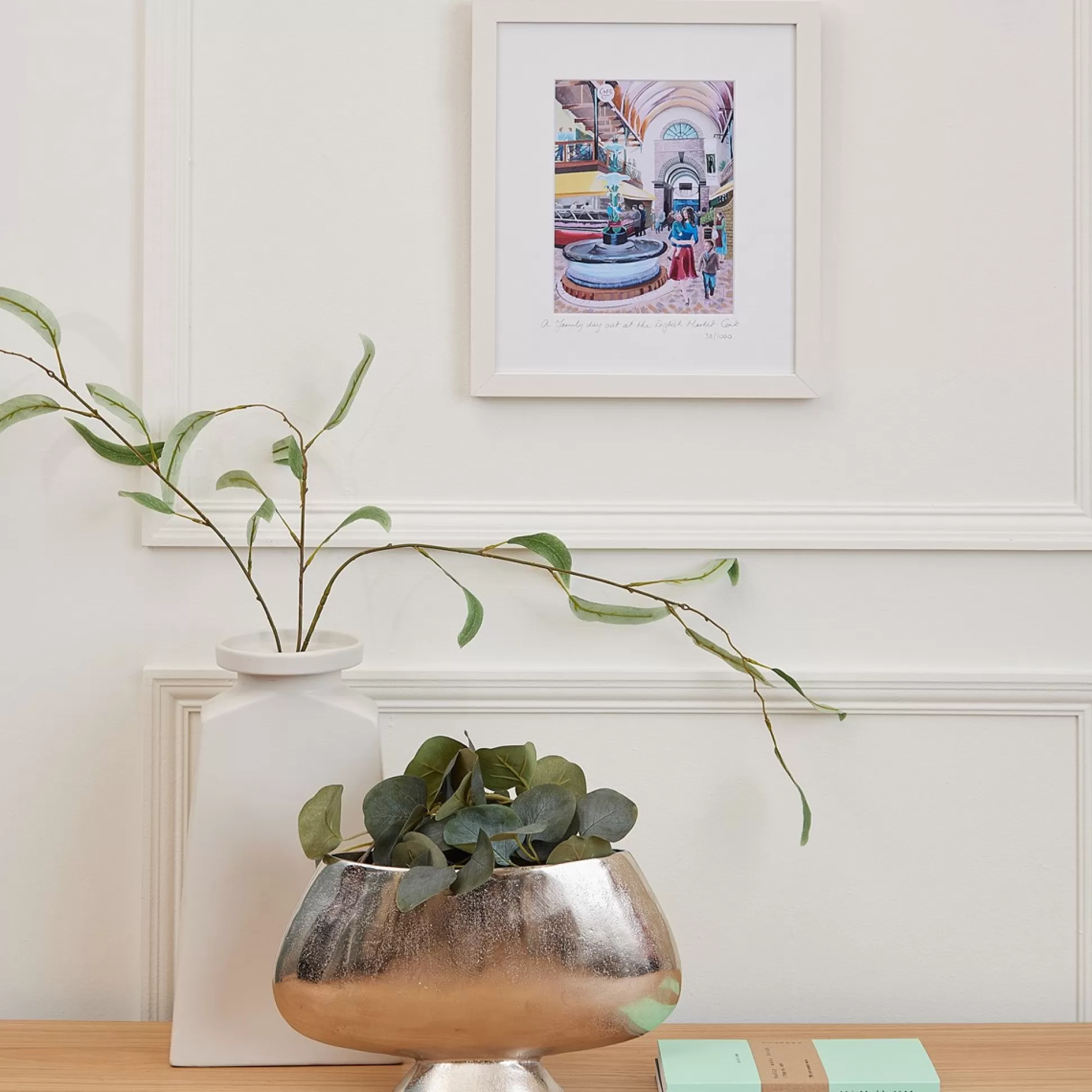 Wall Art & Picture Frames>Meadows and Byrne English Market - Framed