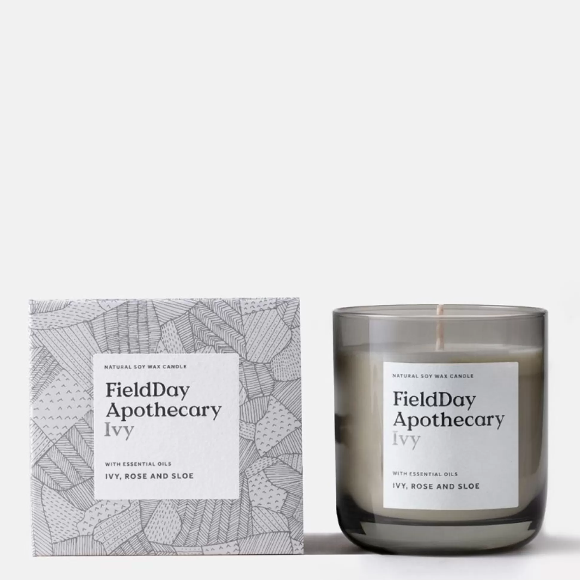 Scented Candles>Meadows and Byrne Field Day Apothecary Ivy Candle