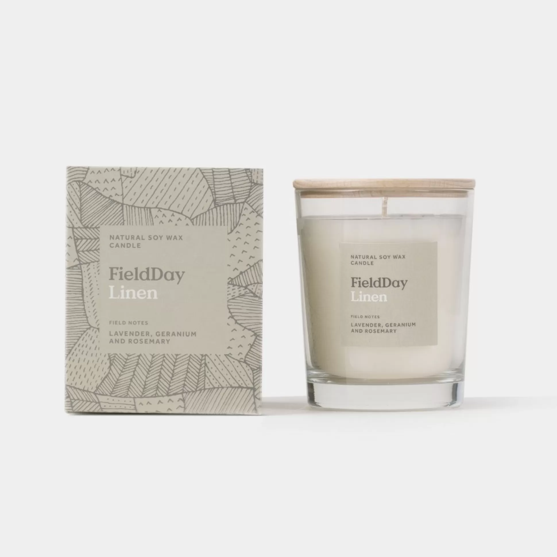 Scented Candles>Meadows and Byrne Field Day Linen Large Candle
