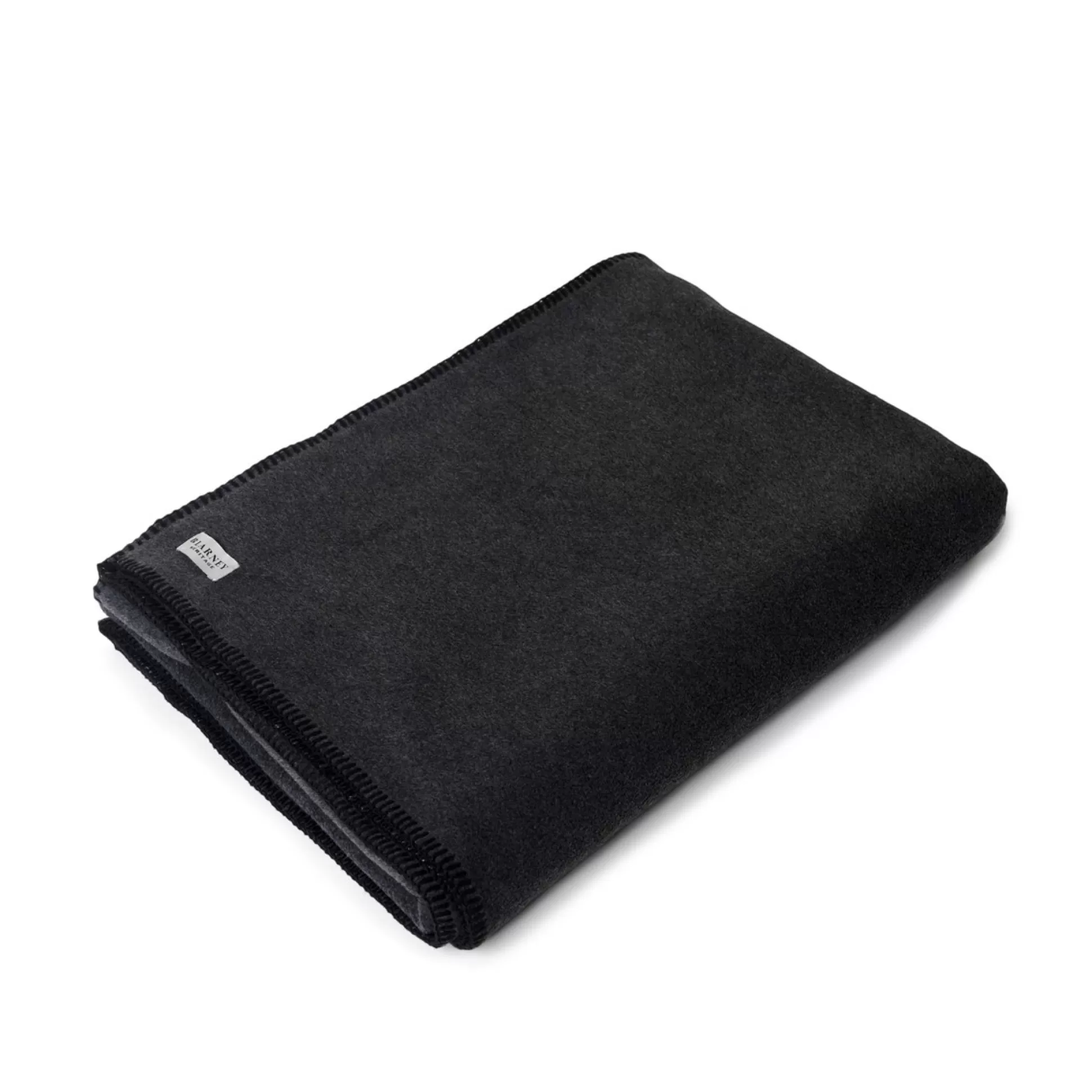 Blankets & Throws>Meadows and Byrne Fleece Throw - Charcoal