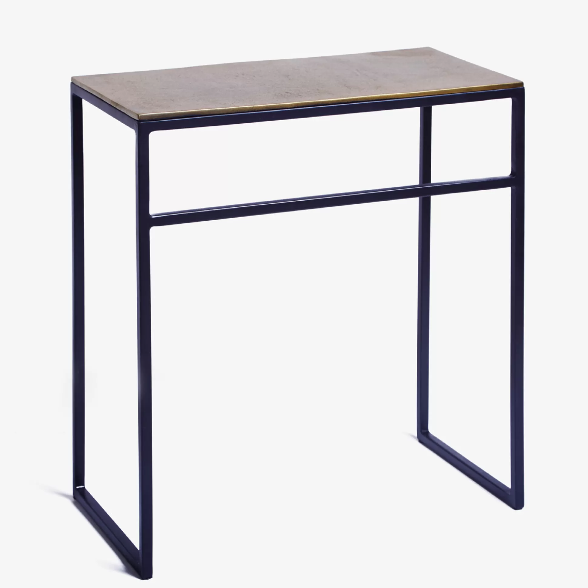 - Side Tables>Meadows and Byrne Folio Rectangular Nesting Tables - Vintage Brass