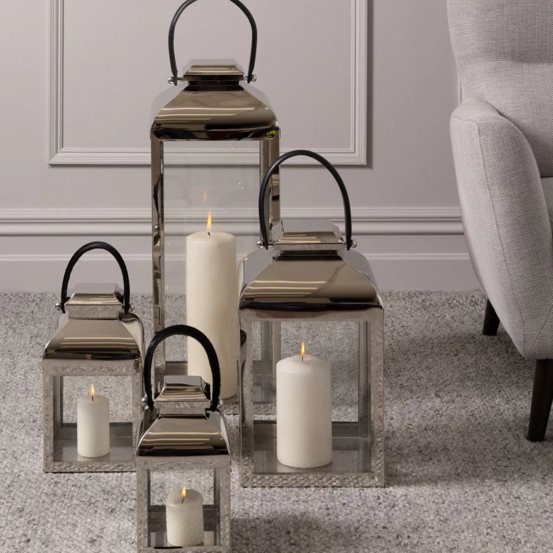 Candle Lanterns>Meadows and Byrne French Lantern Collection