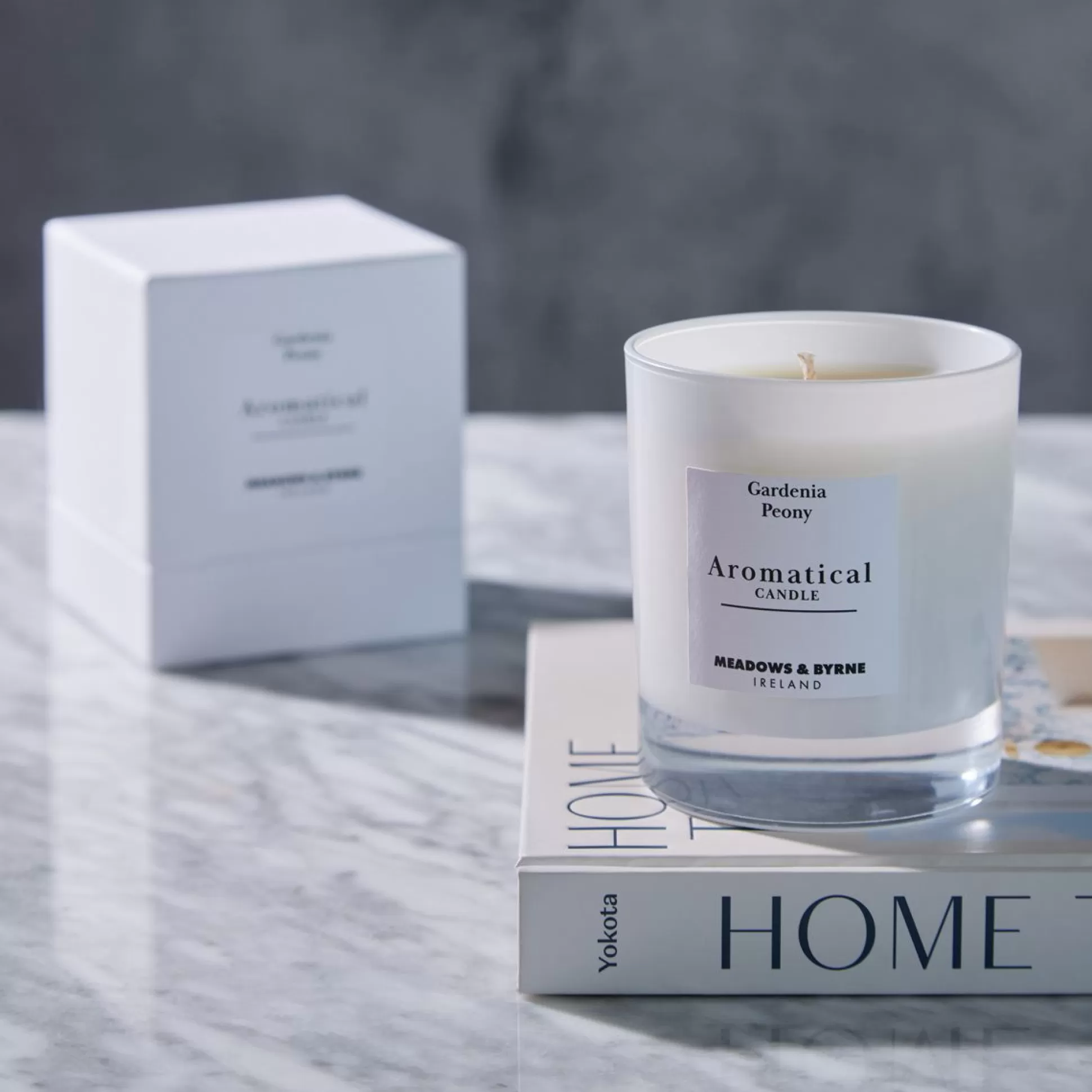 Scented Candles>Meadows and Byrne Gardenia & Peony Candle