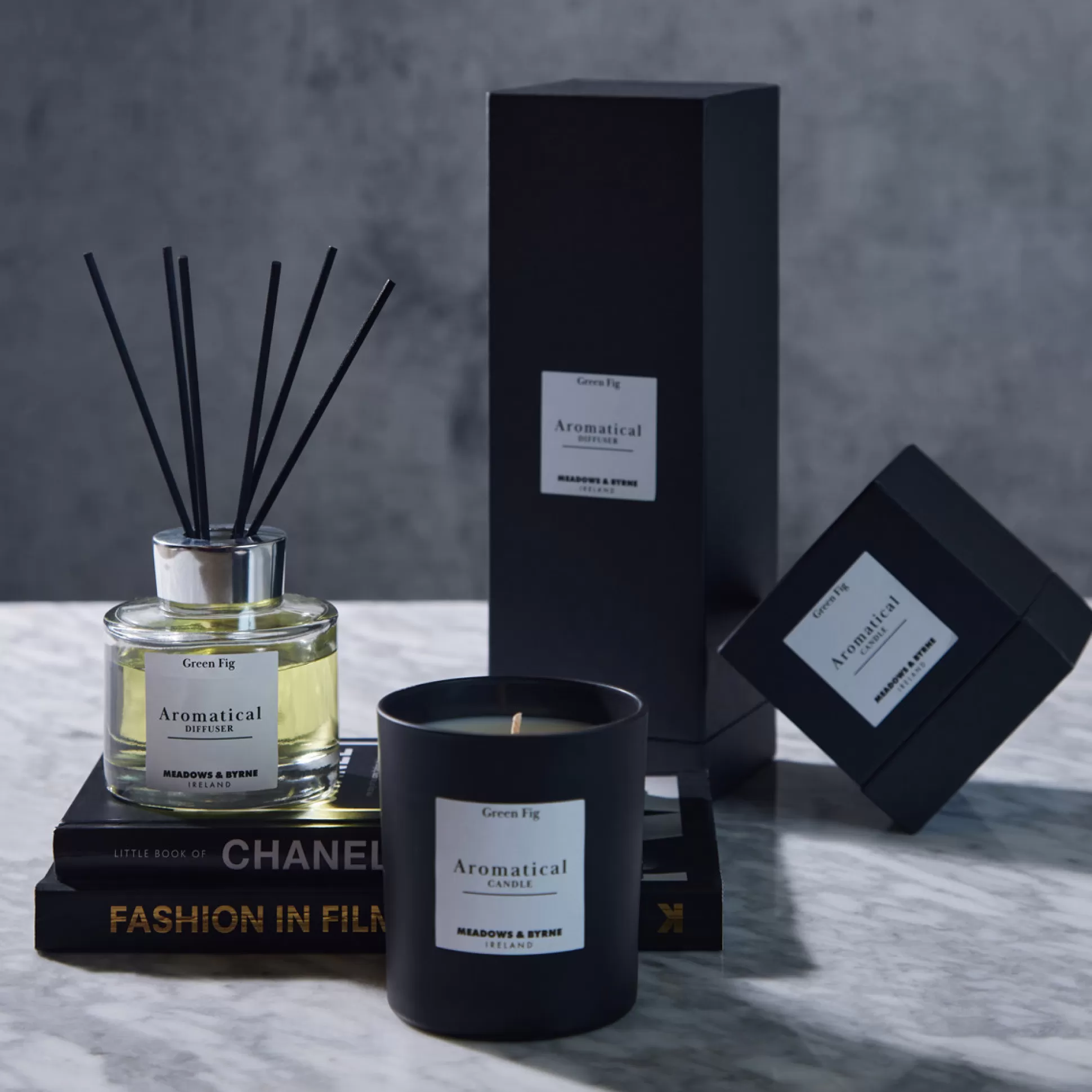 Candles & Diffusers>Meadows and Byrne Green Fig Candle