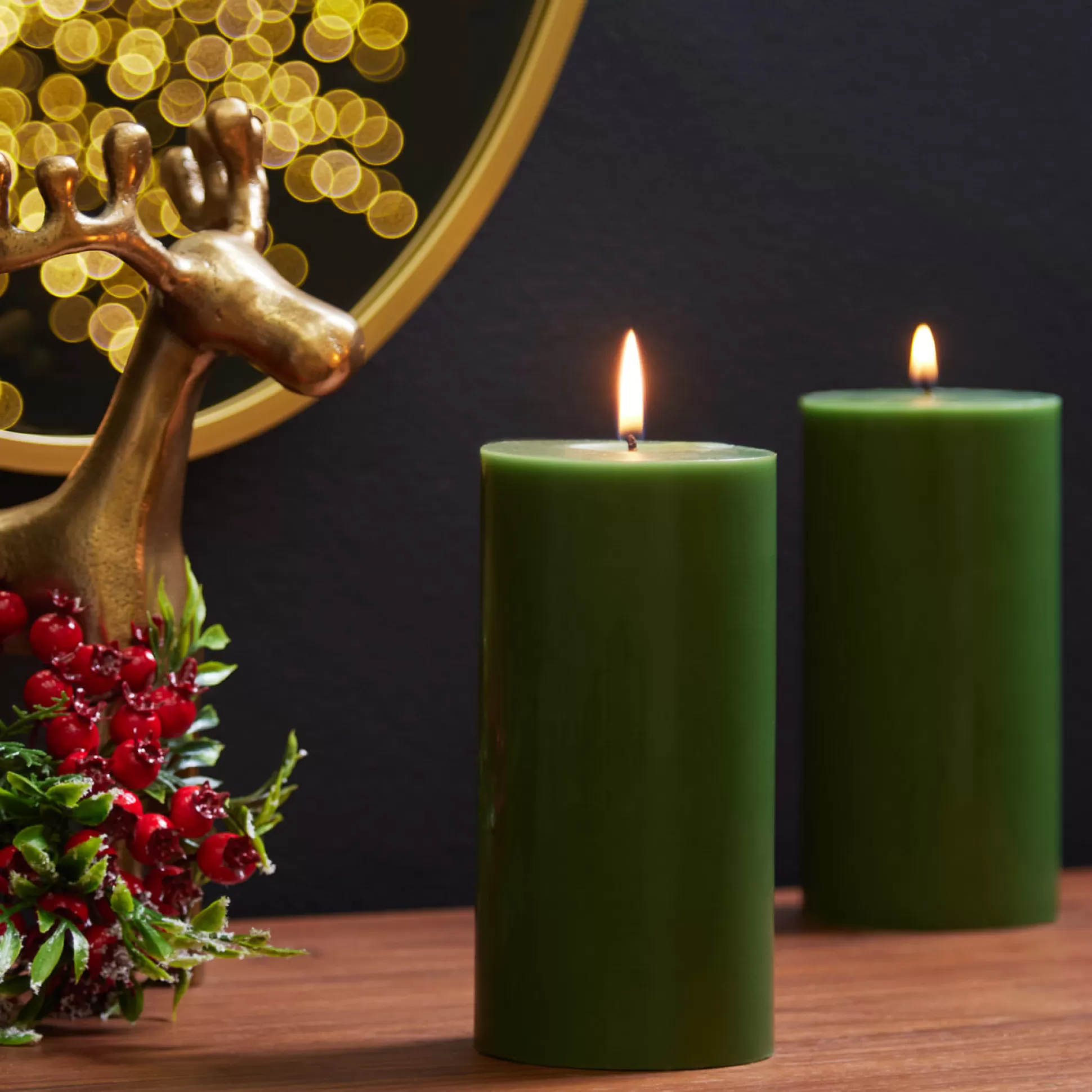 Candles & Diffusers>Meadows and Byrne Green Ivy Candle Large - Set Of 2