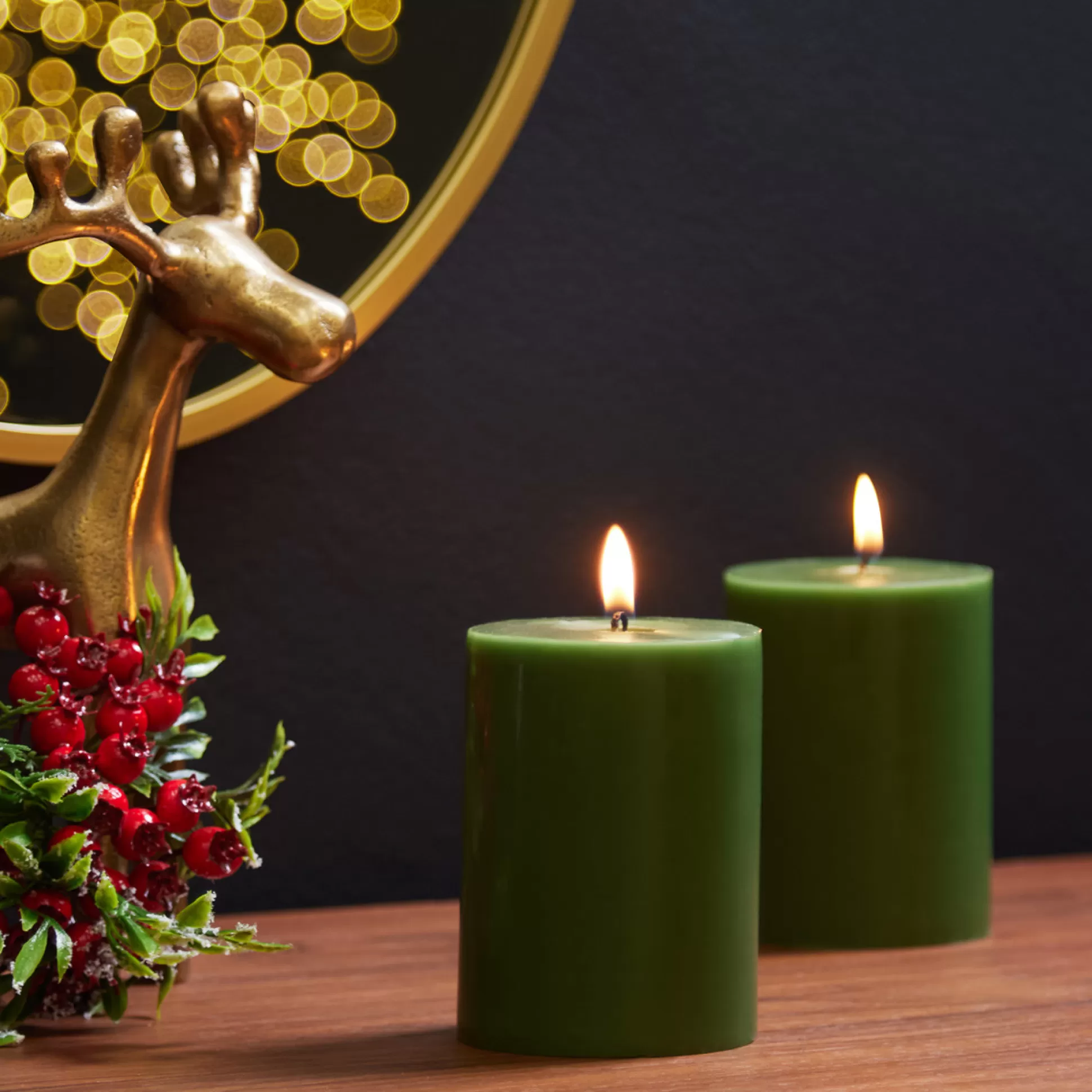 Candles & Diffusers>Meadows and Byrne Green Ivy Candle Small - Set Of 2