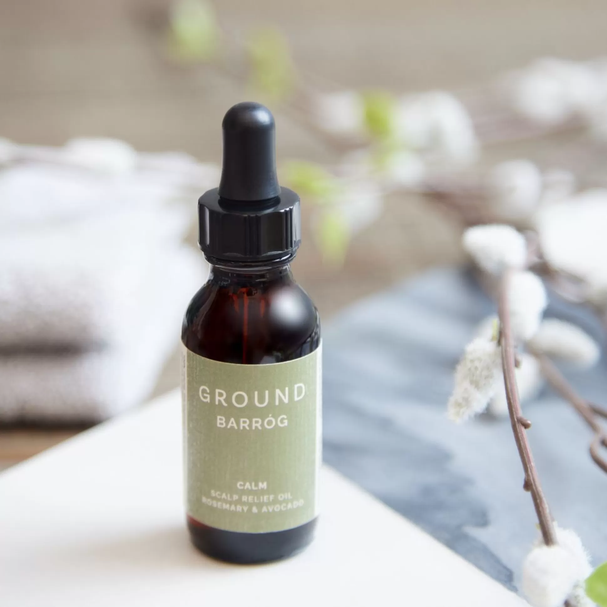 Skincare Essentials>Meadows and Byrne Ground Barrog Calm Scalp Relief Oil