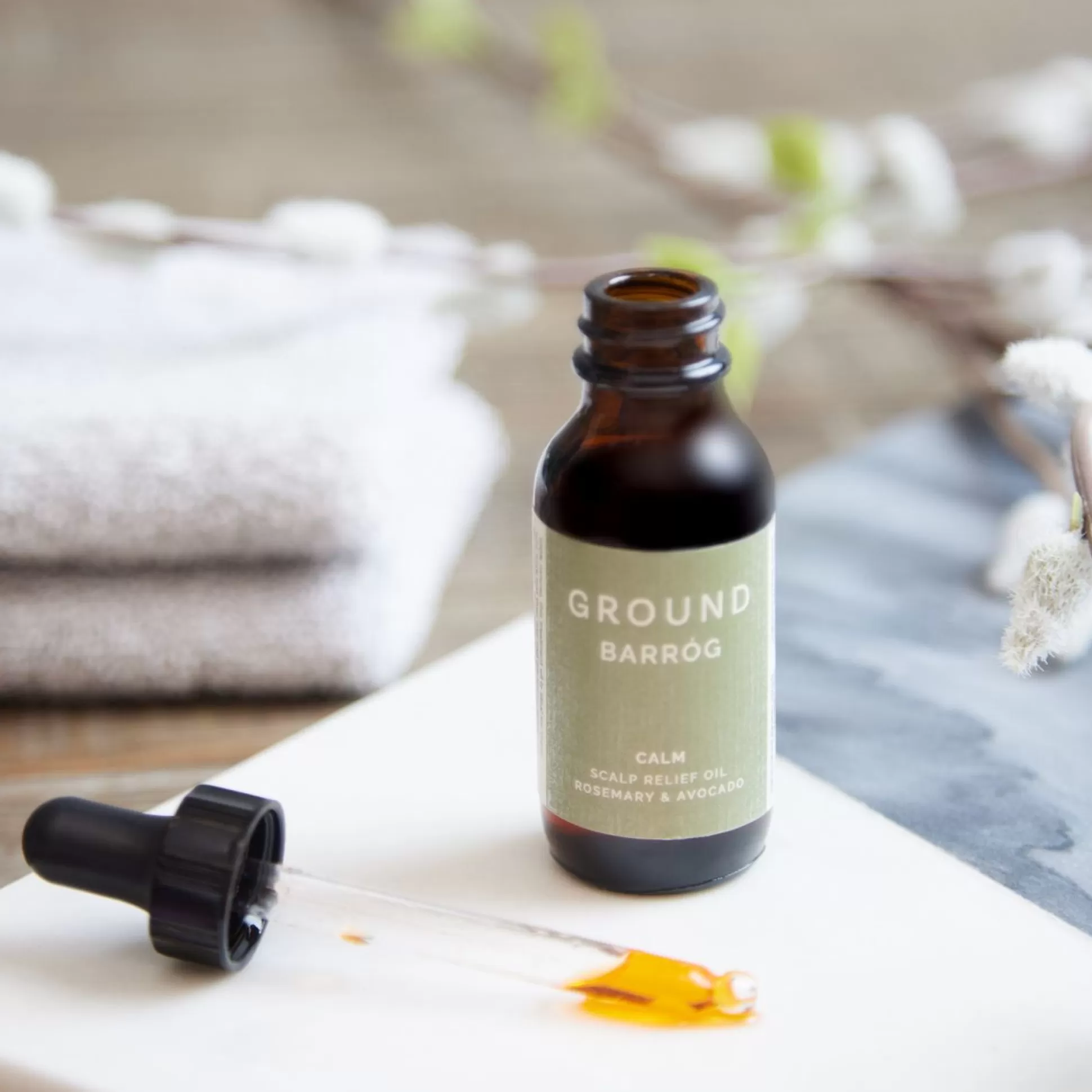 Skincare Essentials>Meadows and Byrne Ground Barrog Calm Scalp Relief Oil