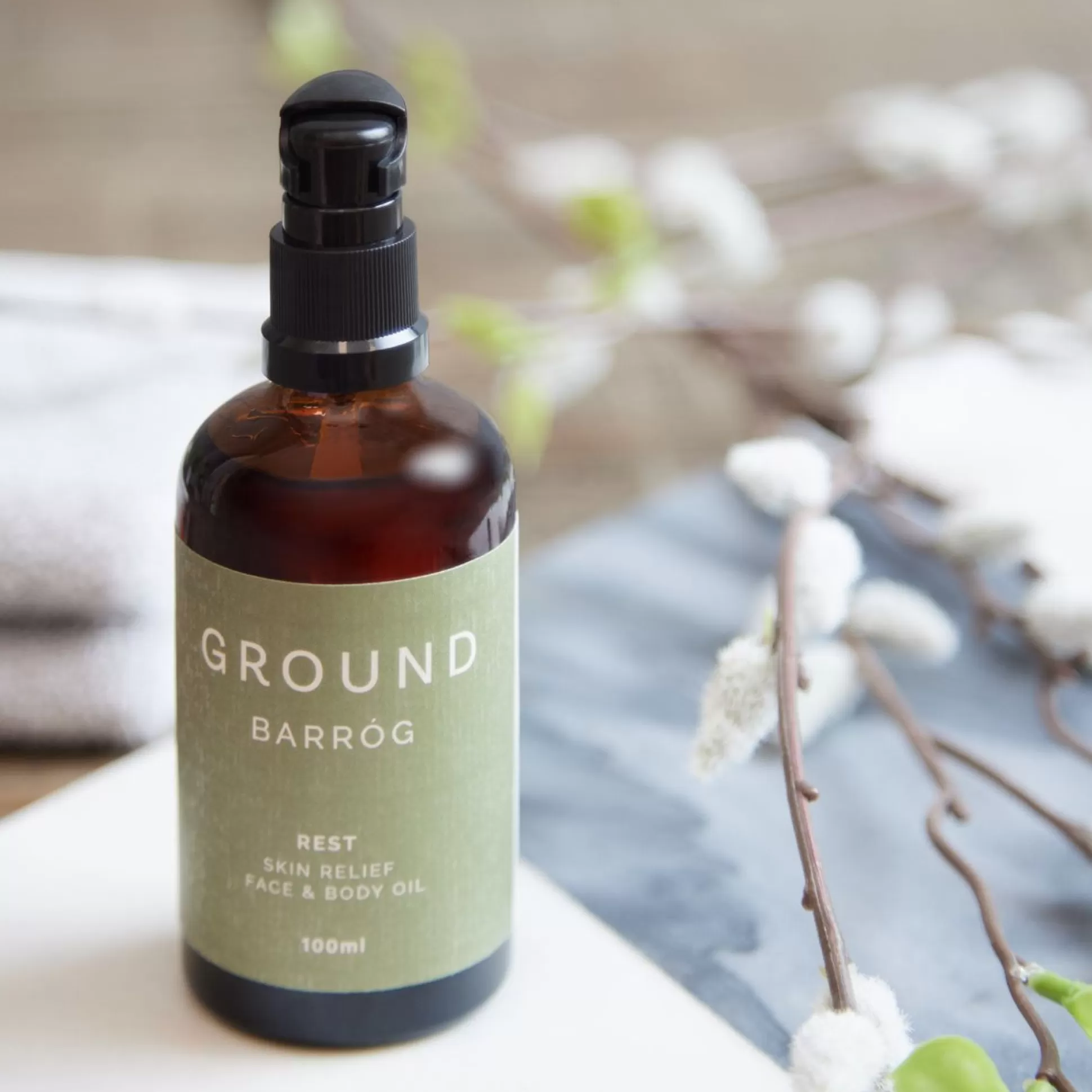 Skincare Essentials>Meadows and Byrne Ground Barrog Rest Face And Body Oil