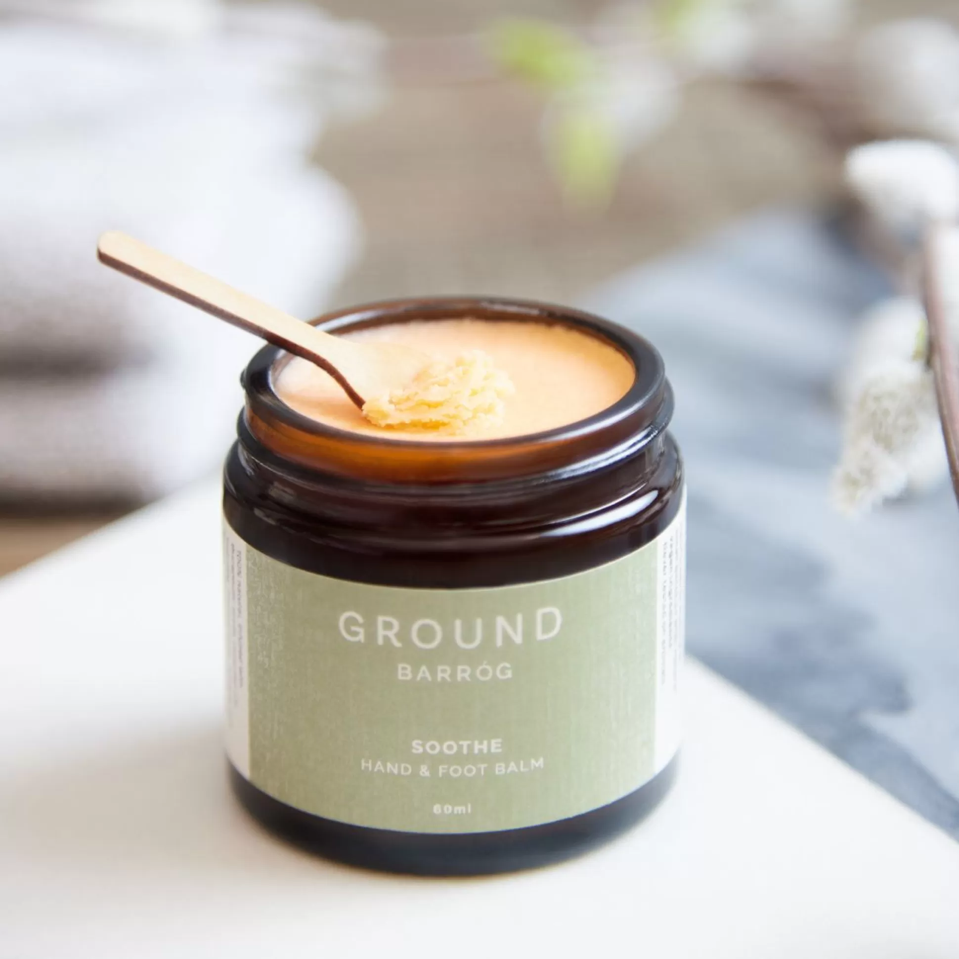 Skincare Essentials>Meadows and Byrne Ground Barrog Soothe Hand And Foot Balm