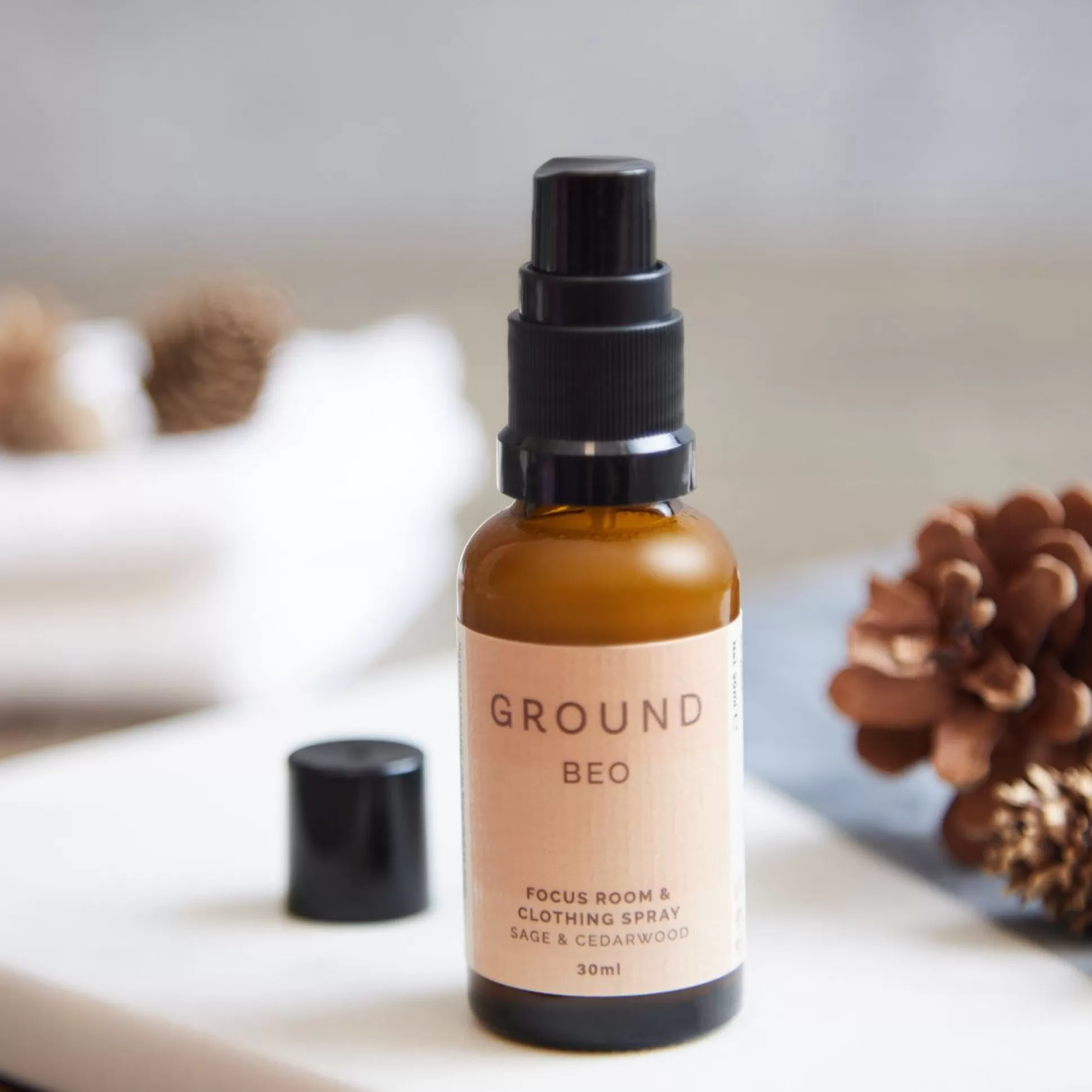 Relaxing Sprays>Meadows and Byrne Ground Beo Focus Room & Clothing Spray
